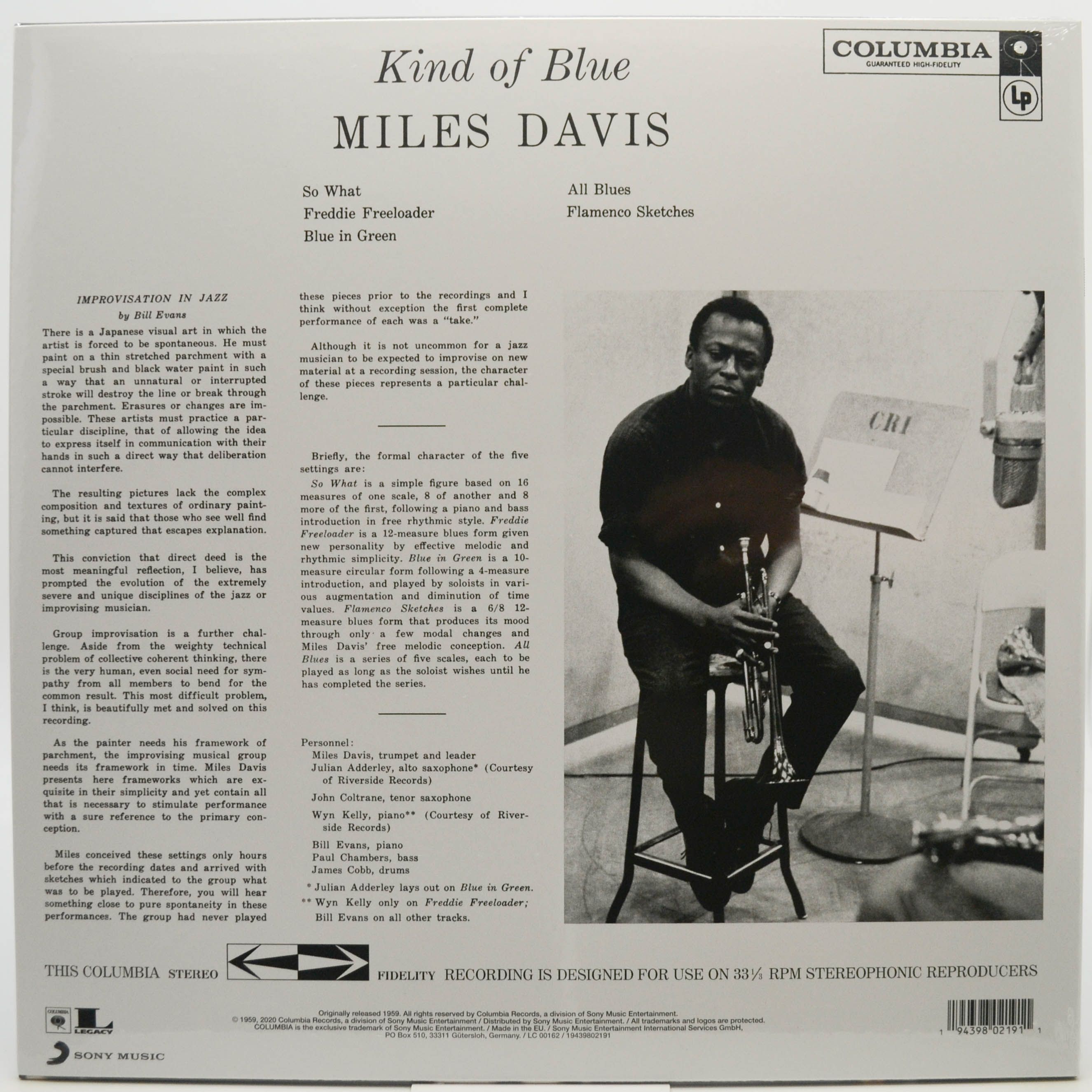 Miles Davis — Kind Of Blue, 1959