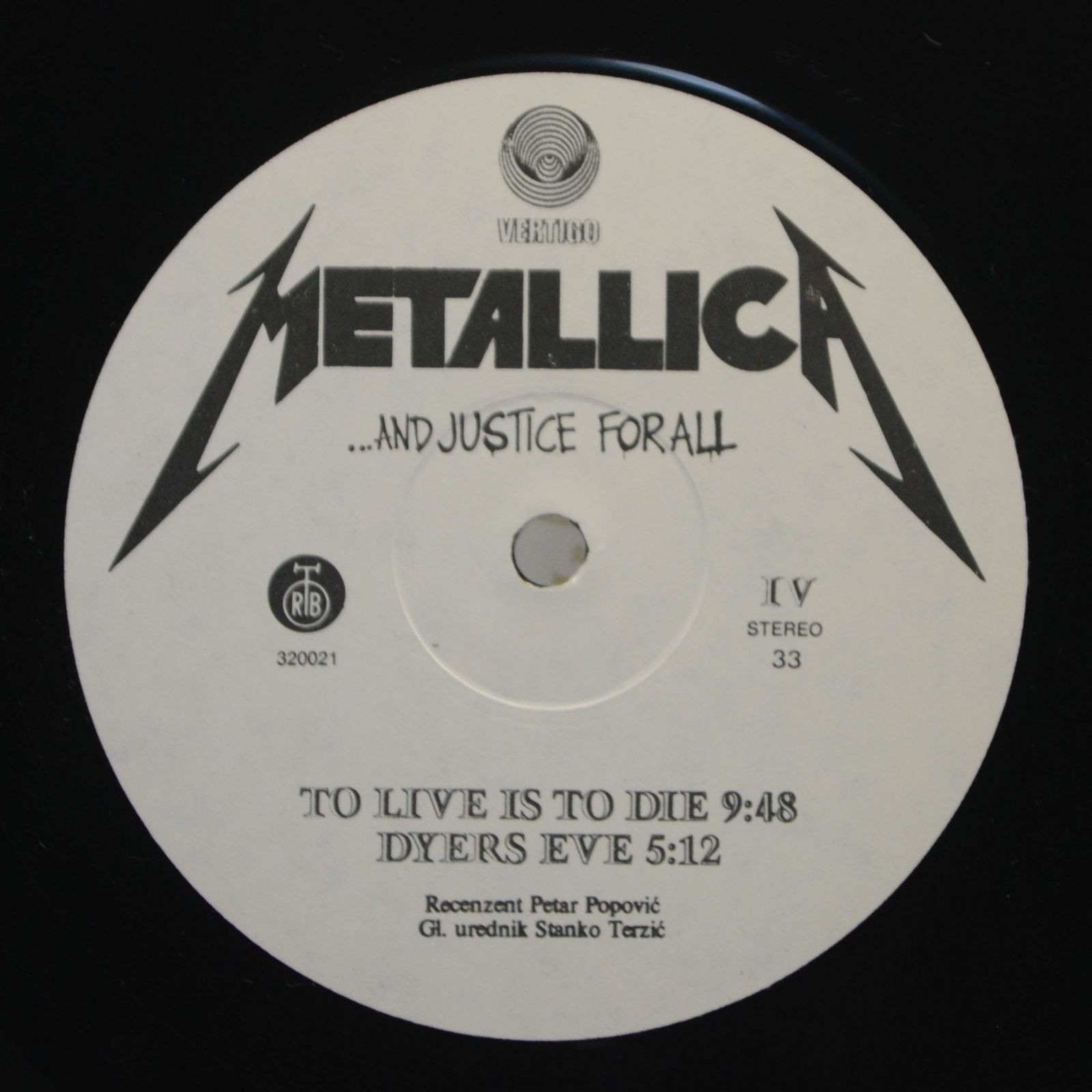 Metallica — ...And Justice For All, 1988