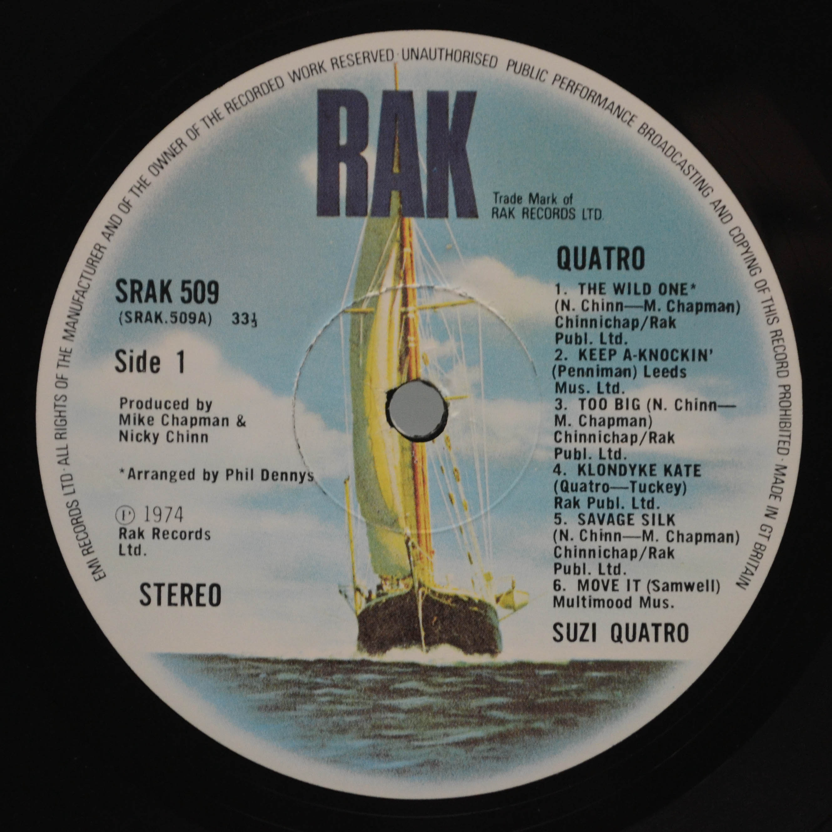 Suzi Quatro — Quatro (UK), 1974
