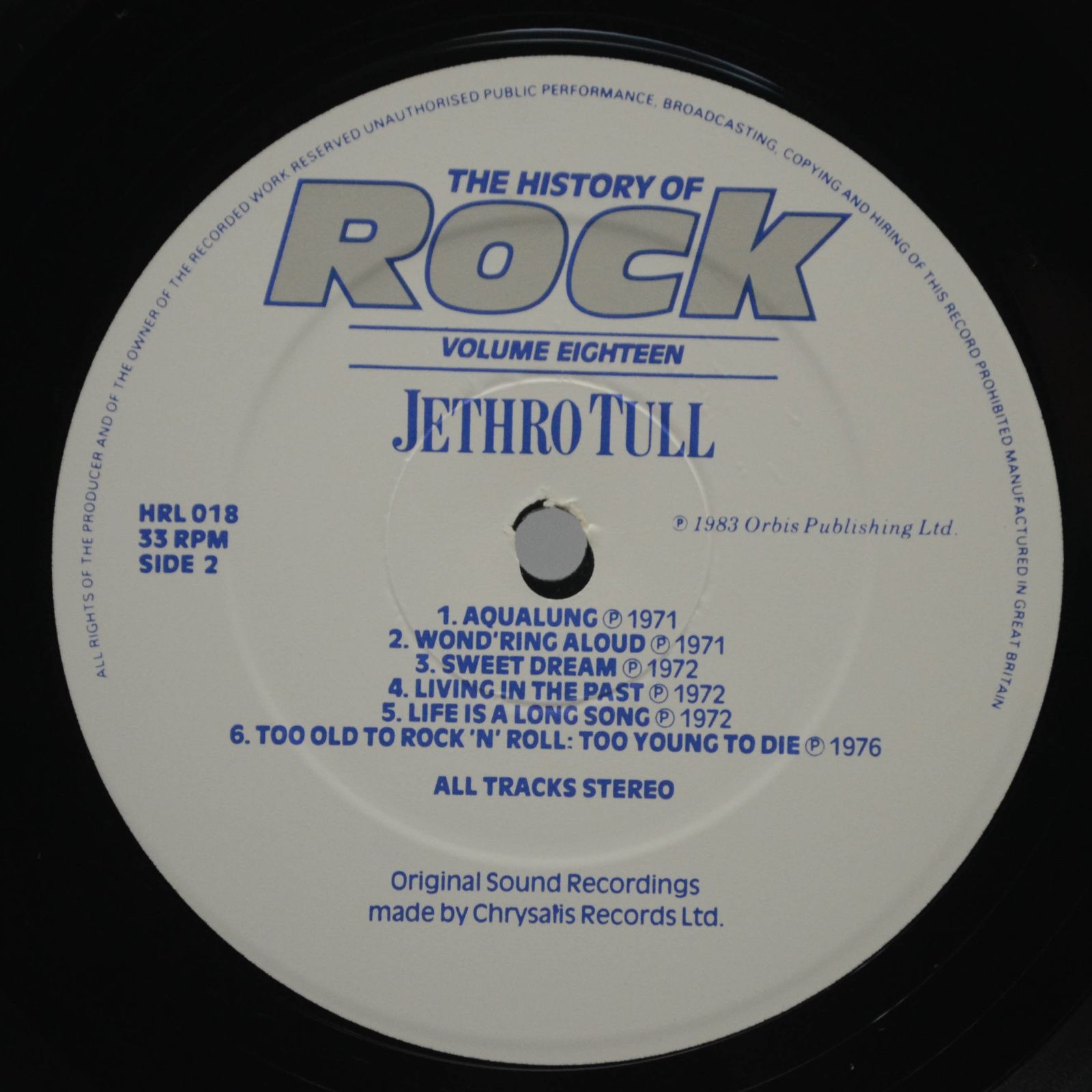 Move / Jethro Tull / Joe Cocker / Family — The History Of Rock (Volume Eighteen) (2LP, UK), 1983