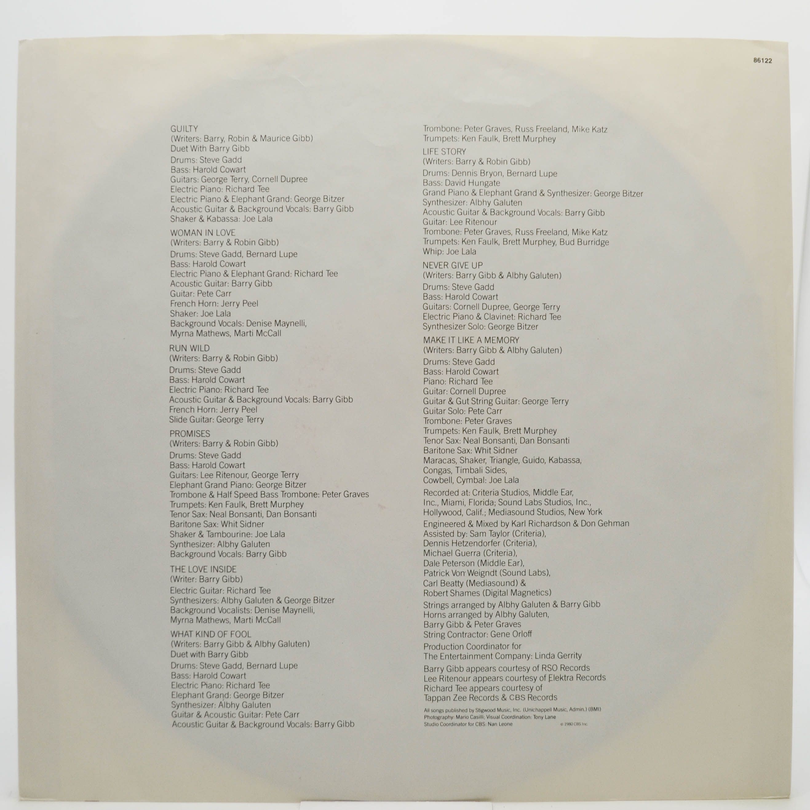 Streisand — Guilty, 1980