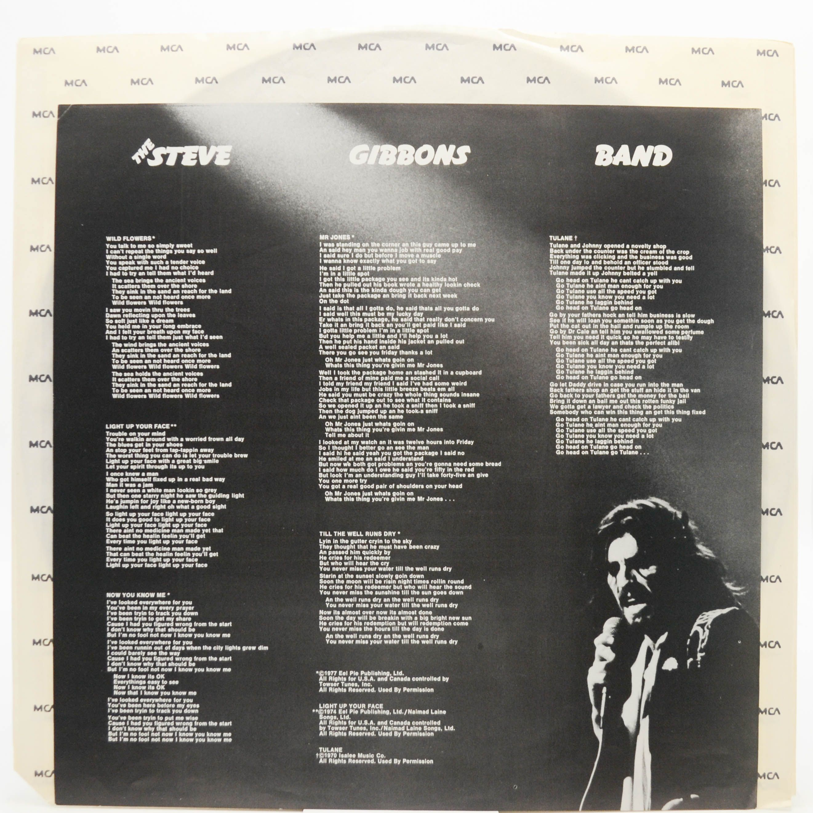 Виниловая пластинка Steve Gibbons Band — Rollin' On (USA), 1977