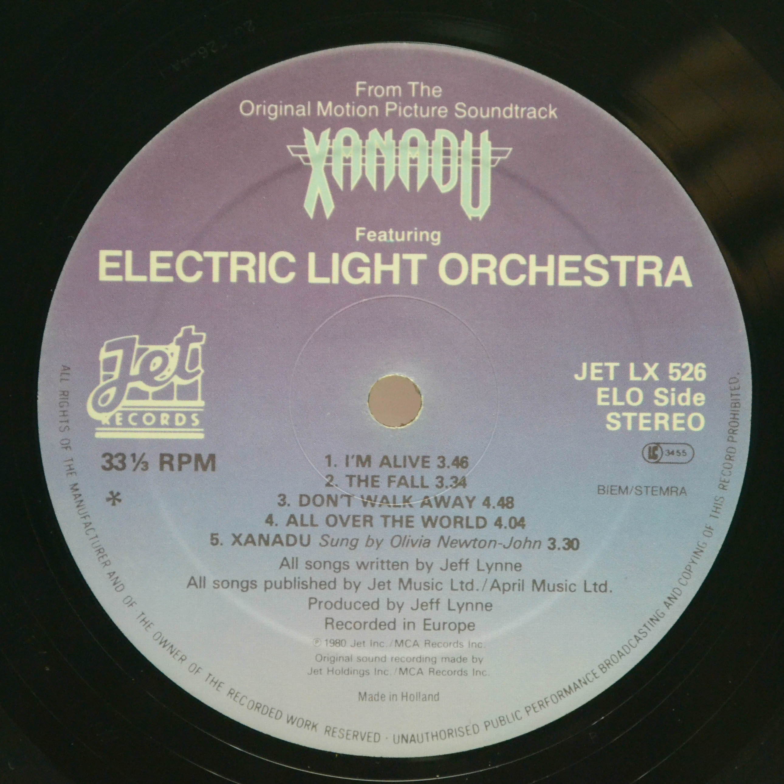 Electric Light Orchestra / Olivia Newton-John — Xanadu (From The Original Motion Picture Soundtrack), 1980