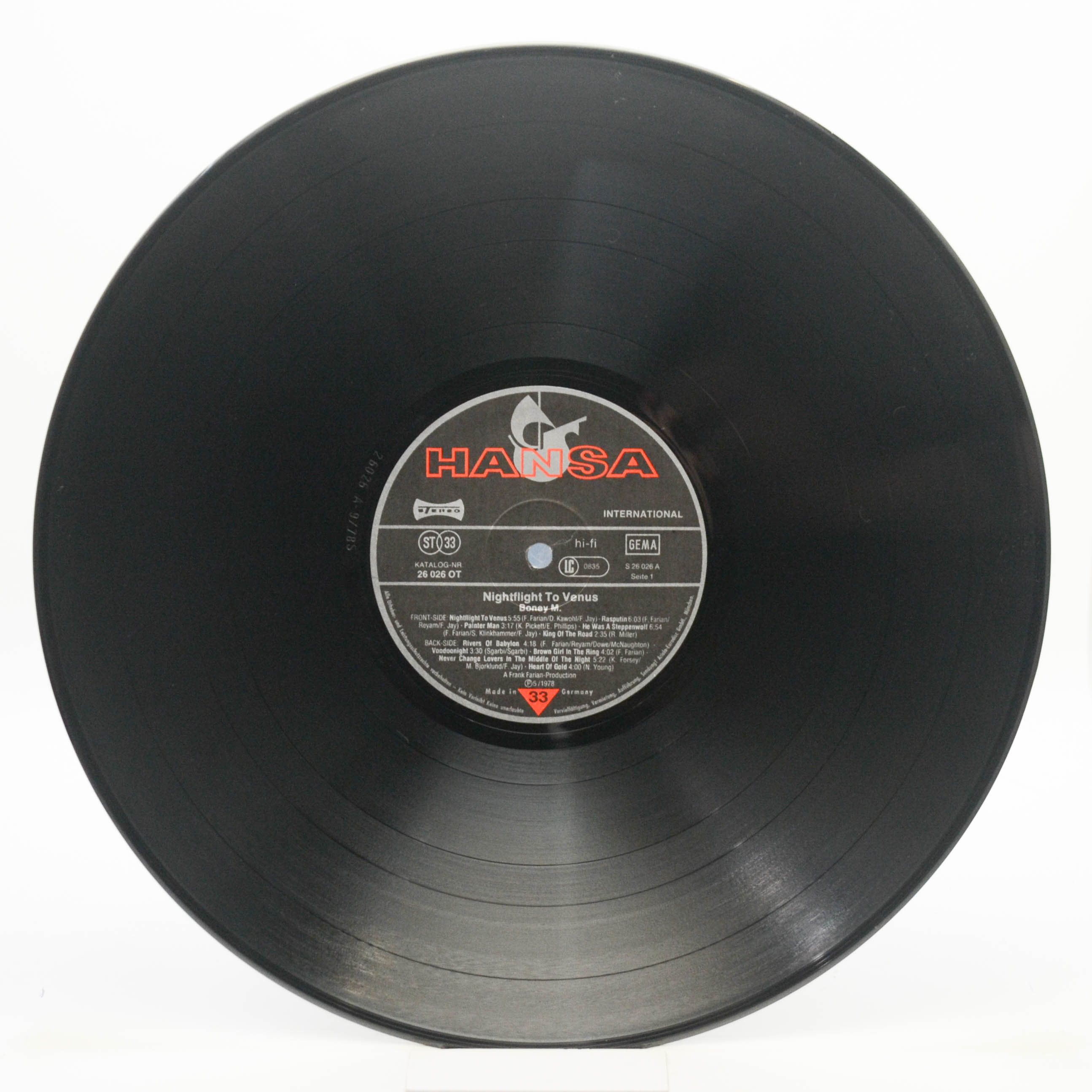 Boney M. — Nightflight To Venus (postcards), 1978