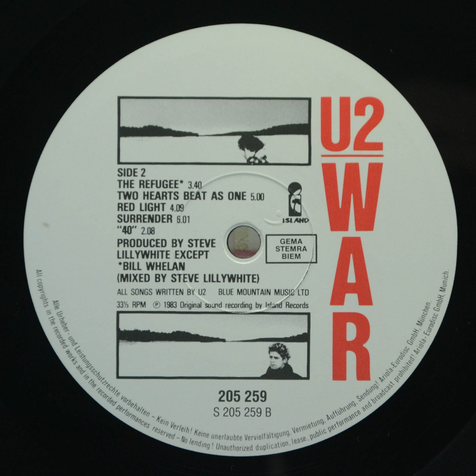 U2 — War, 1985