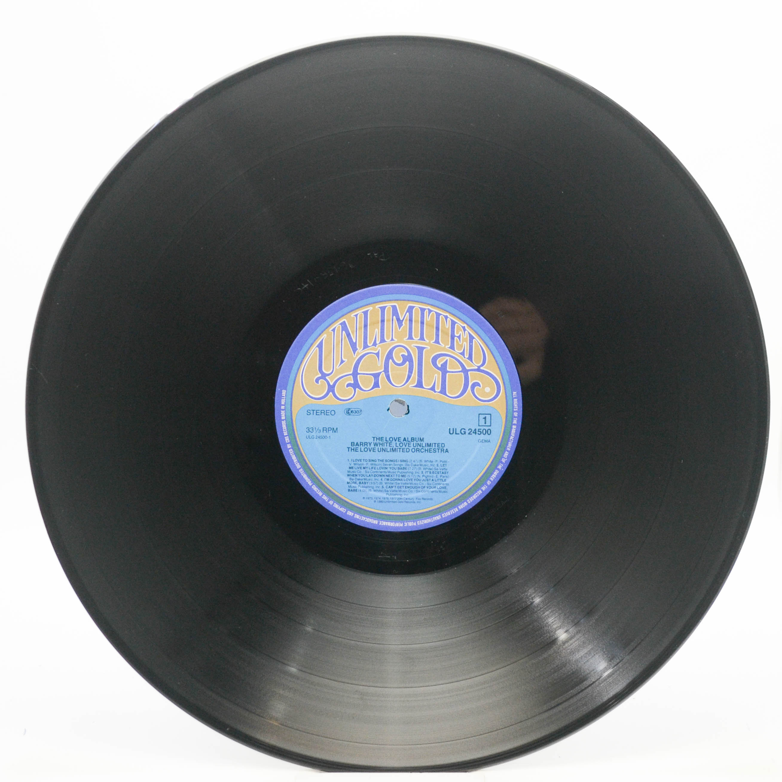 Barry White & The Love Unlimited Orchestra — The Love Album (2LP), 1982