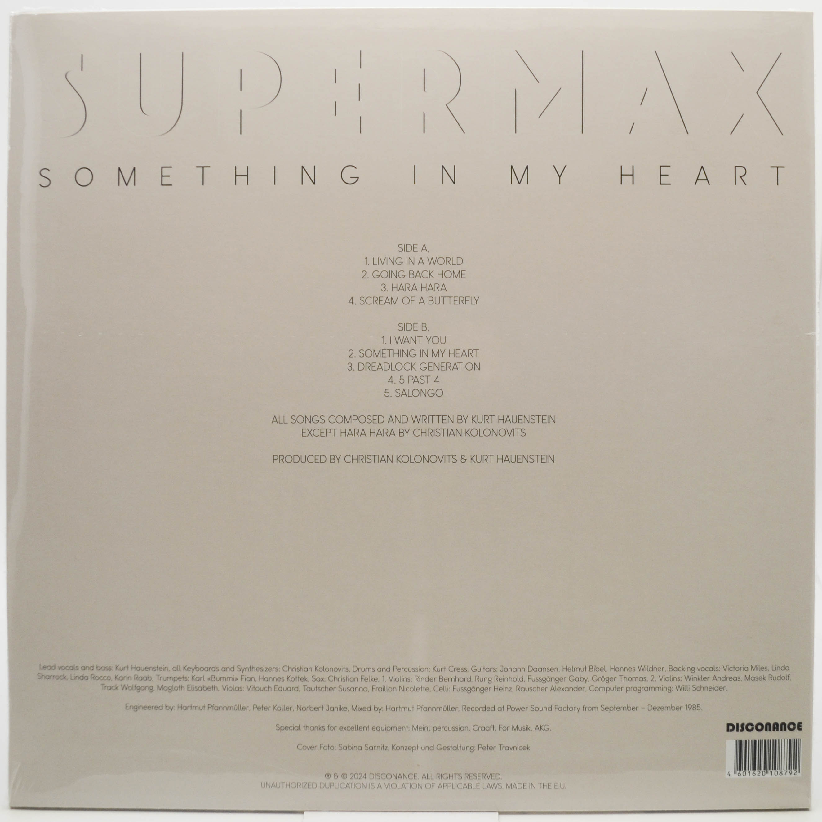 Supermax — Something In My Heart, 1986
