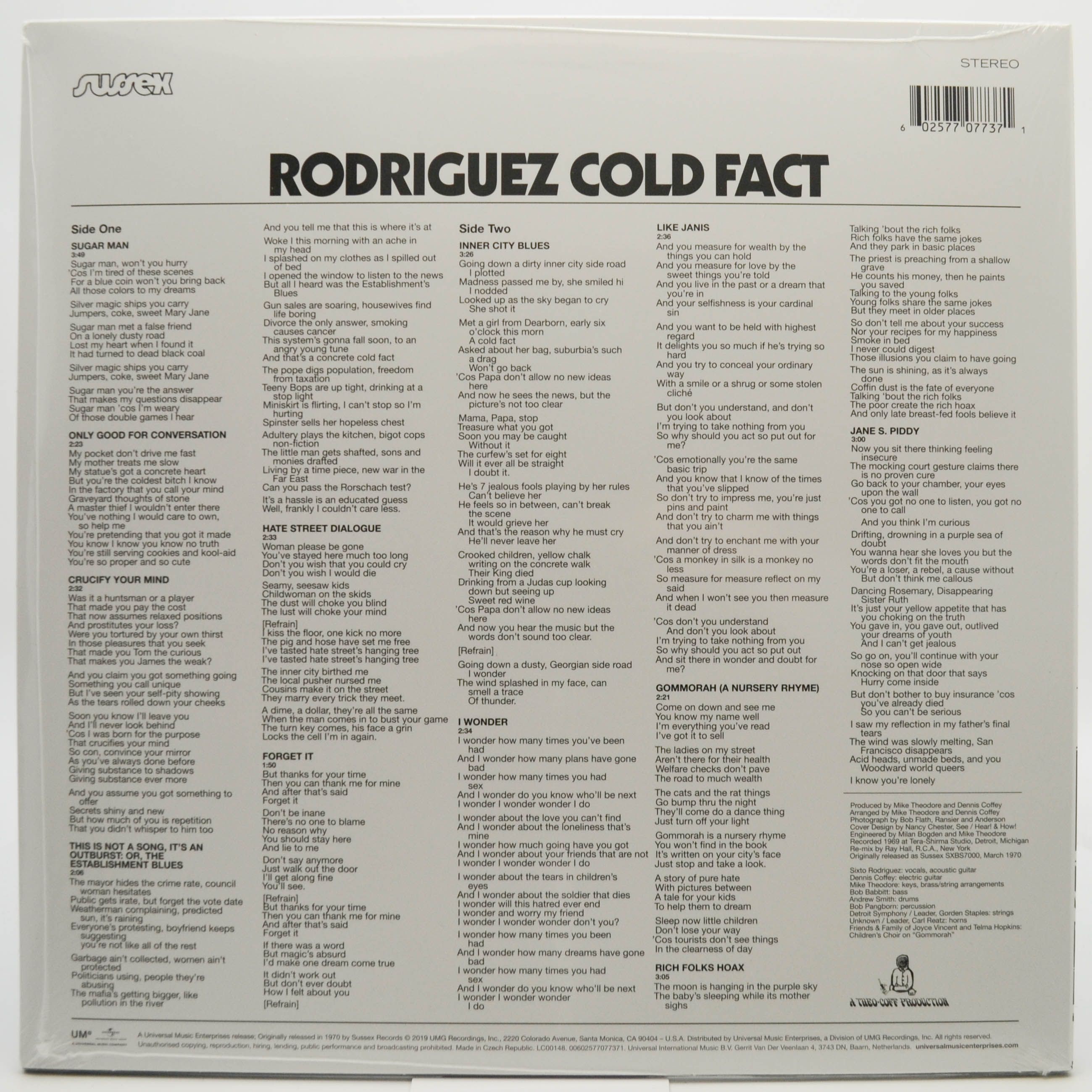 Rodriguez — Cold Fact, 1970