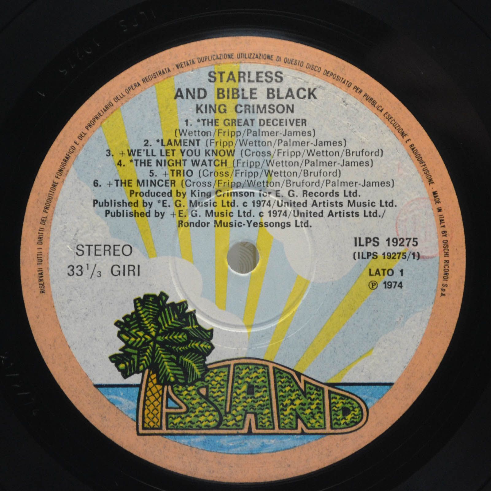 King Crimson — Starless And Bible Black, 1974