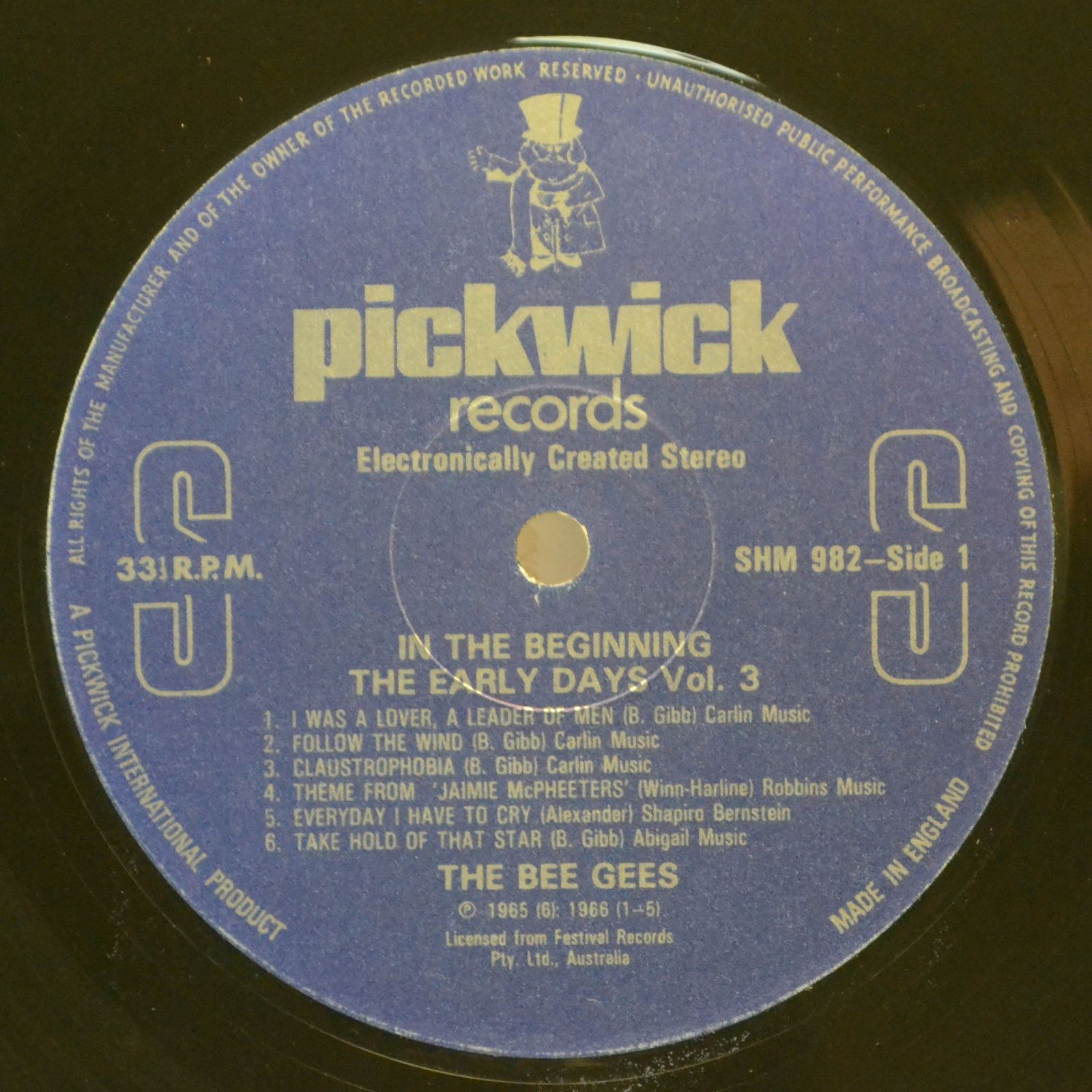 Bee Gees — In The Beginning - The Early Days Vol. 3 (UK), 1978