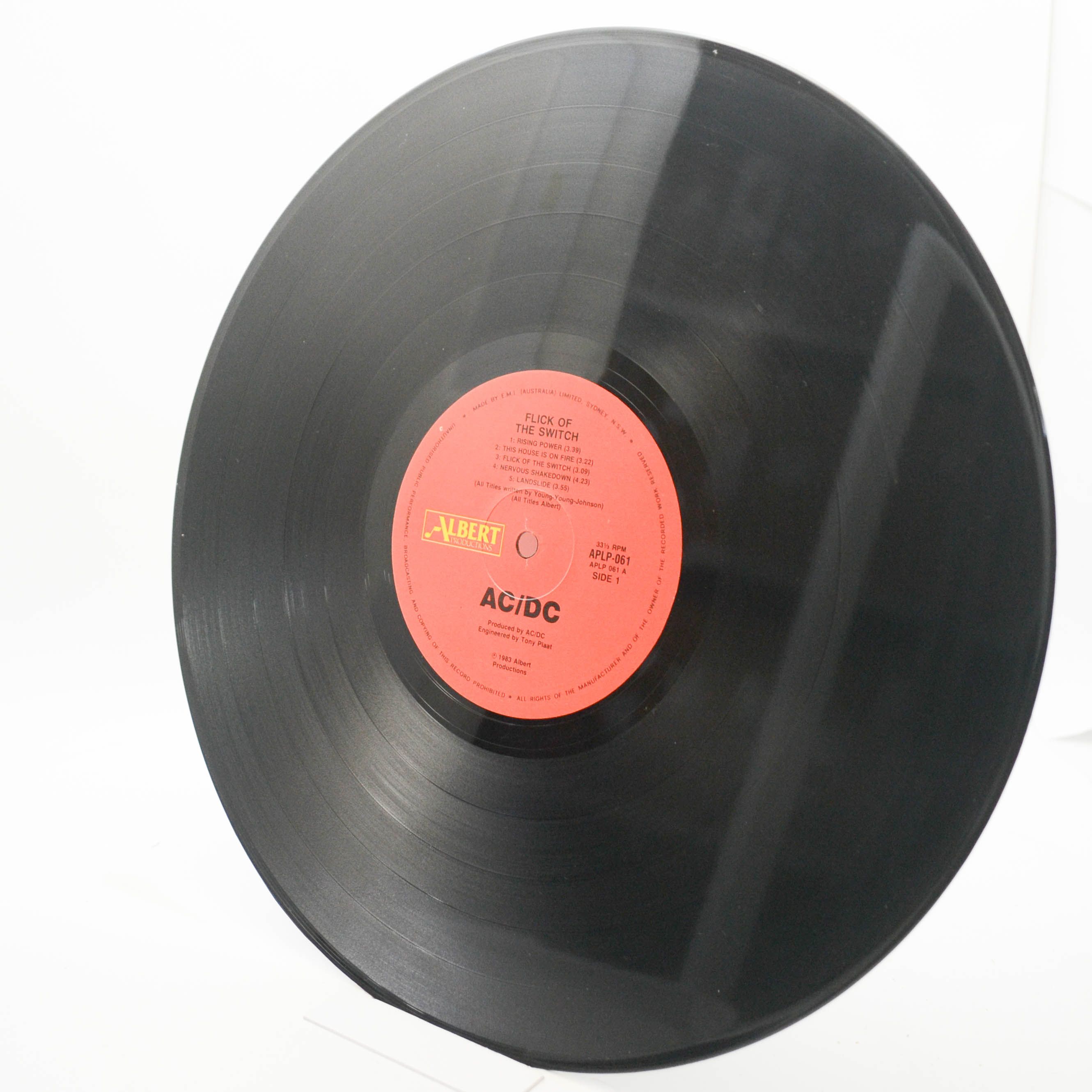 AC/DC — Flick Of The Switch (1-st, Australia), 1983