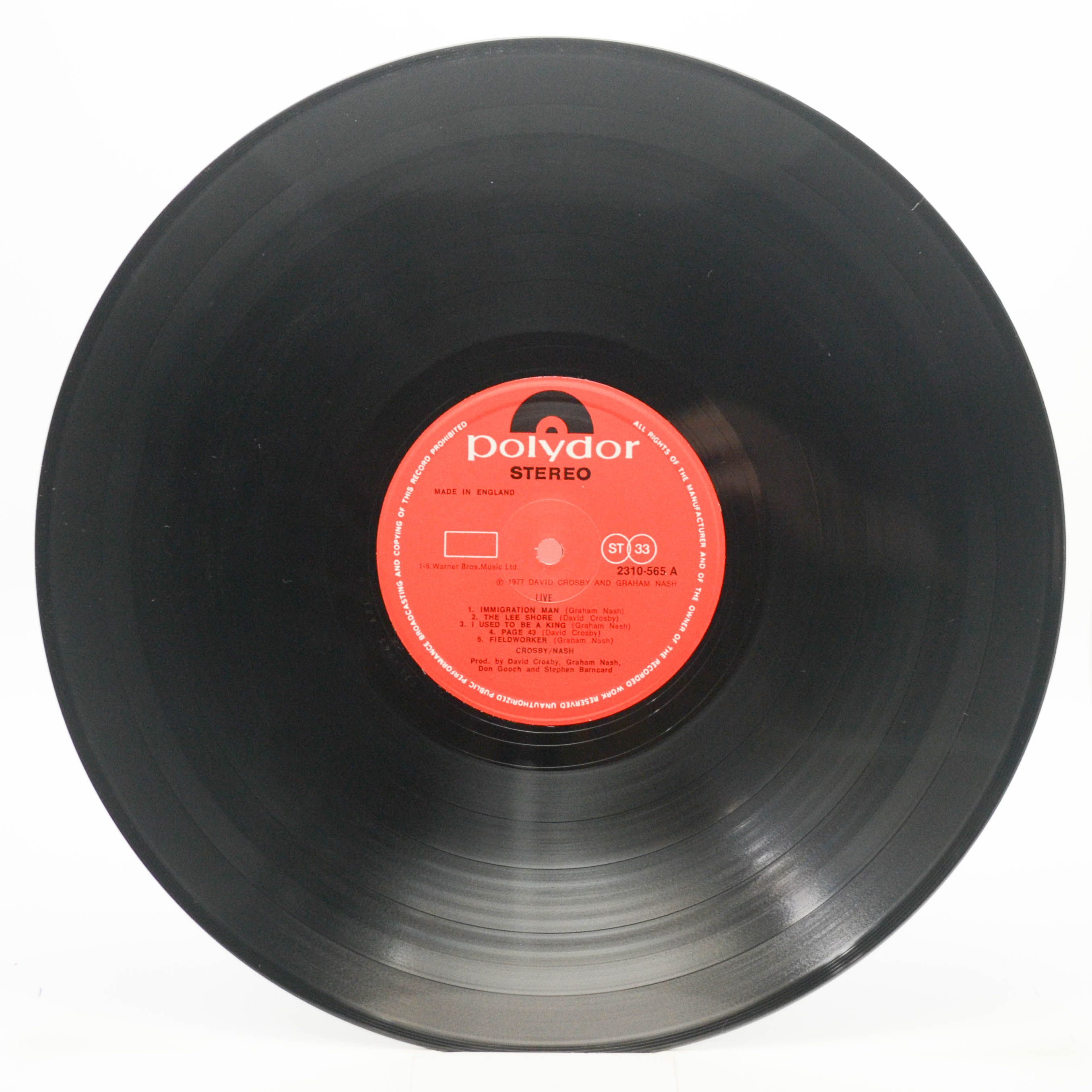 Crosby-Nash — Live (UK), 1977