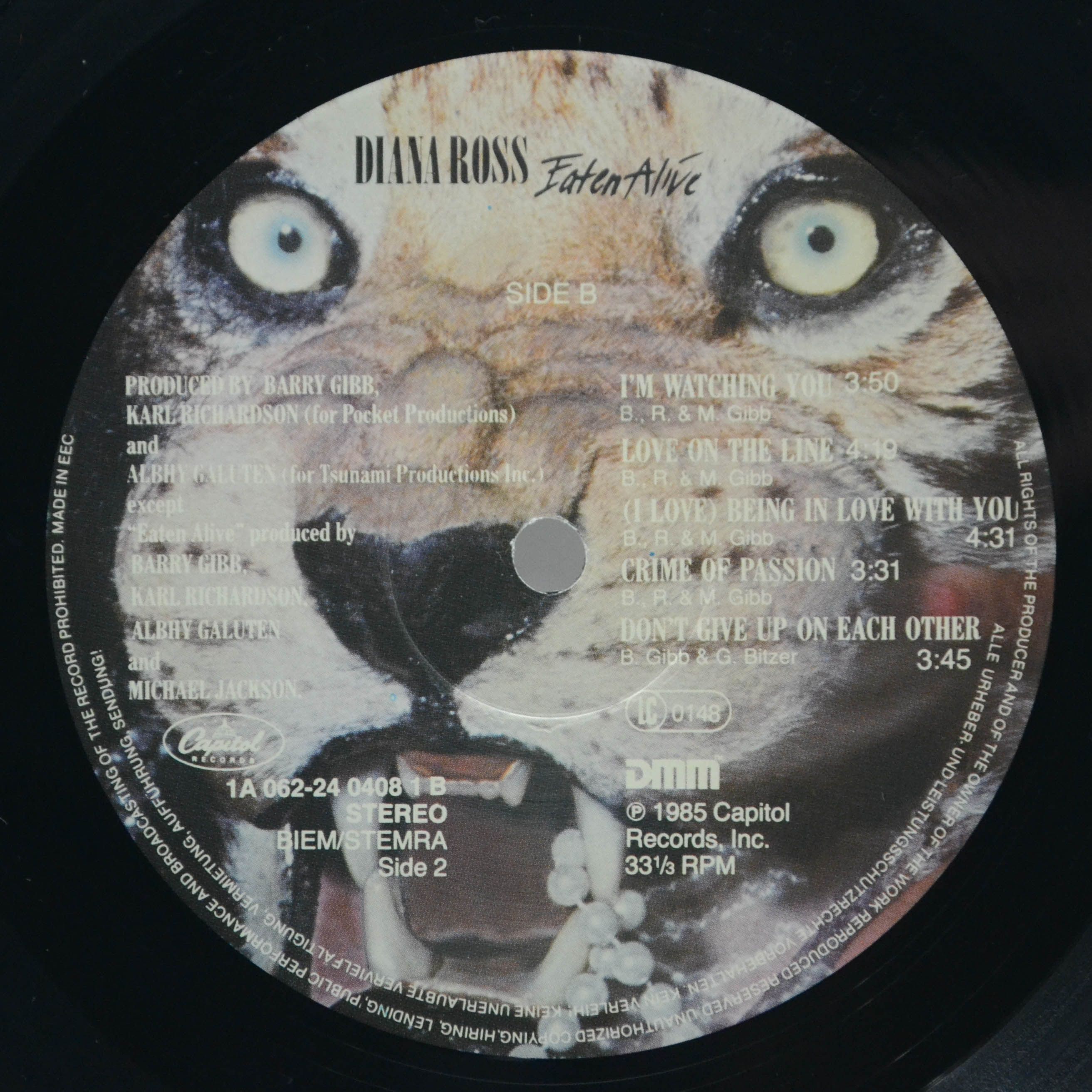 Diana Ross — Eaten Alive, 1985