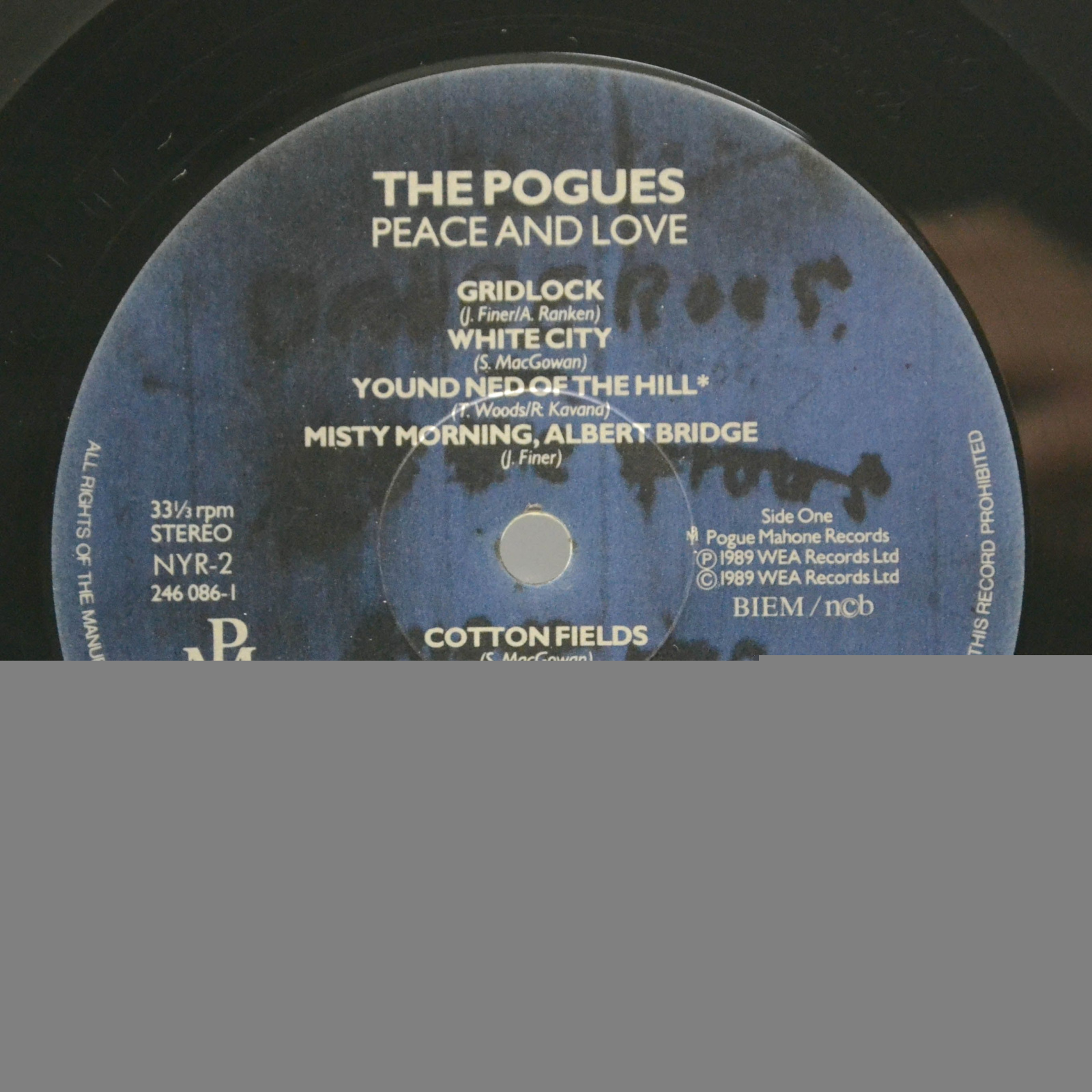 Pogues — Peace And Love, 1989