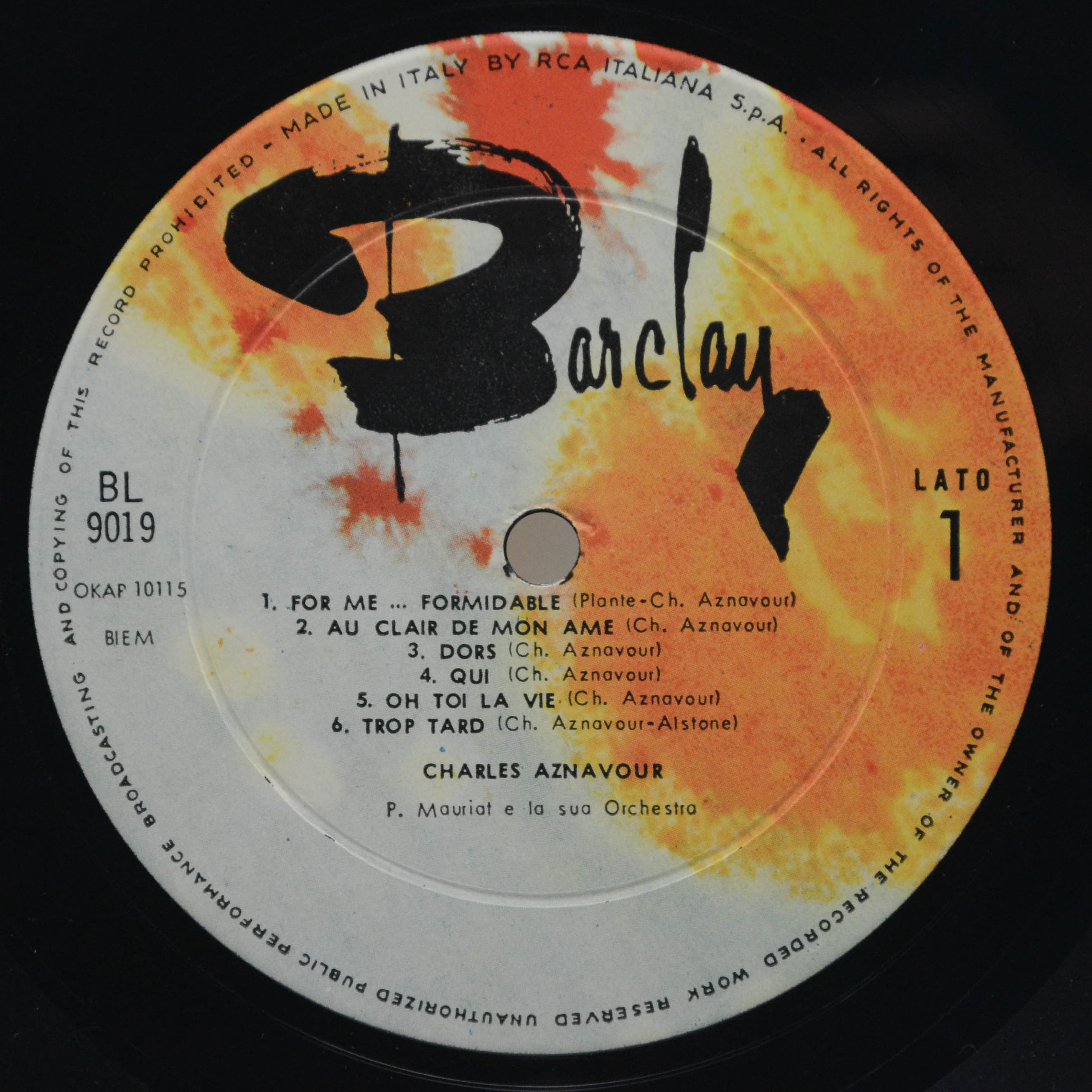 Charles Aznavour — Charles Aznavour, 1963