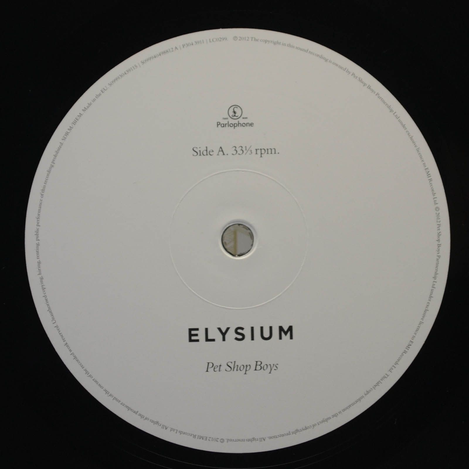 Pet Shop Boys — Elysium (2LP), 2012