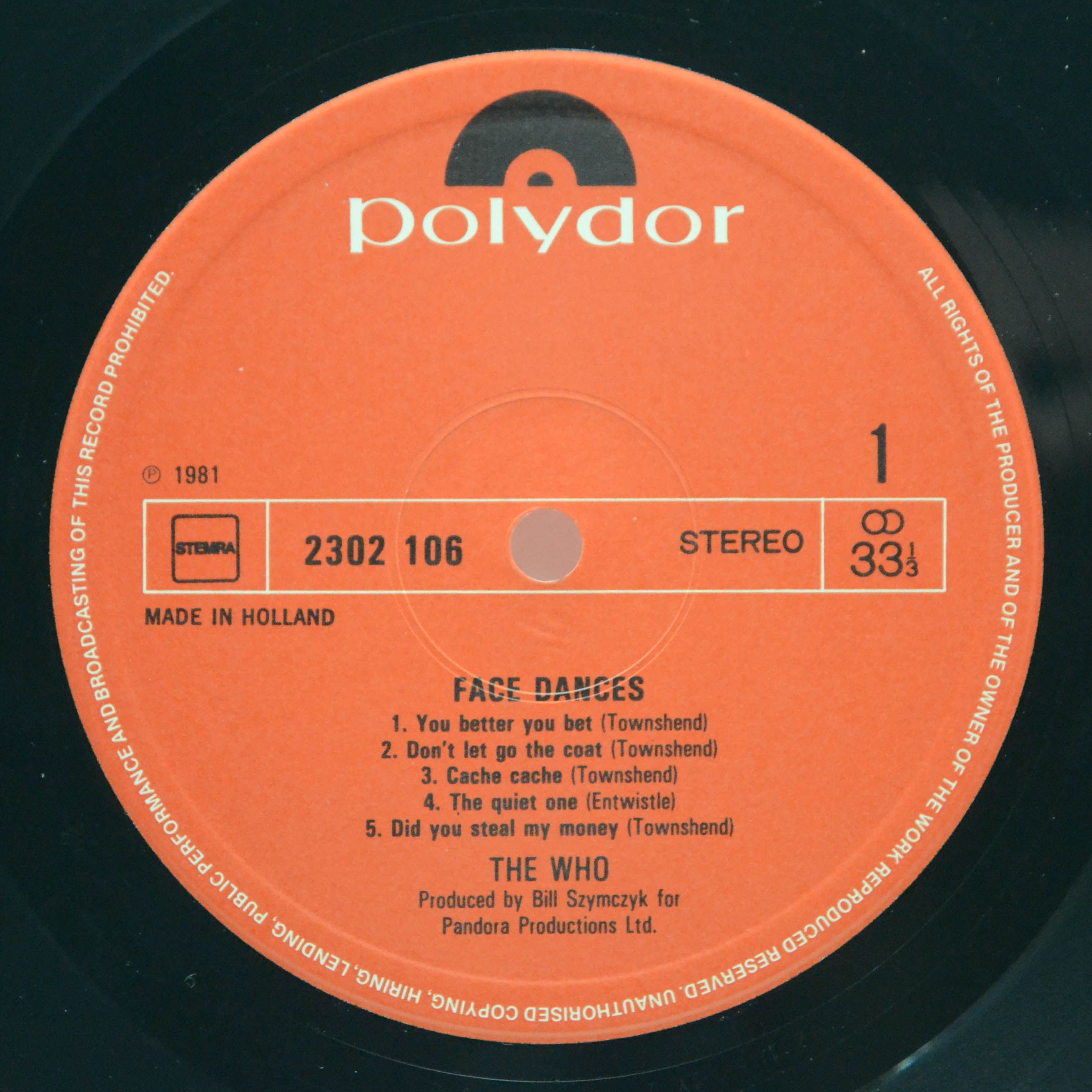 Who — Face Dances, 1981