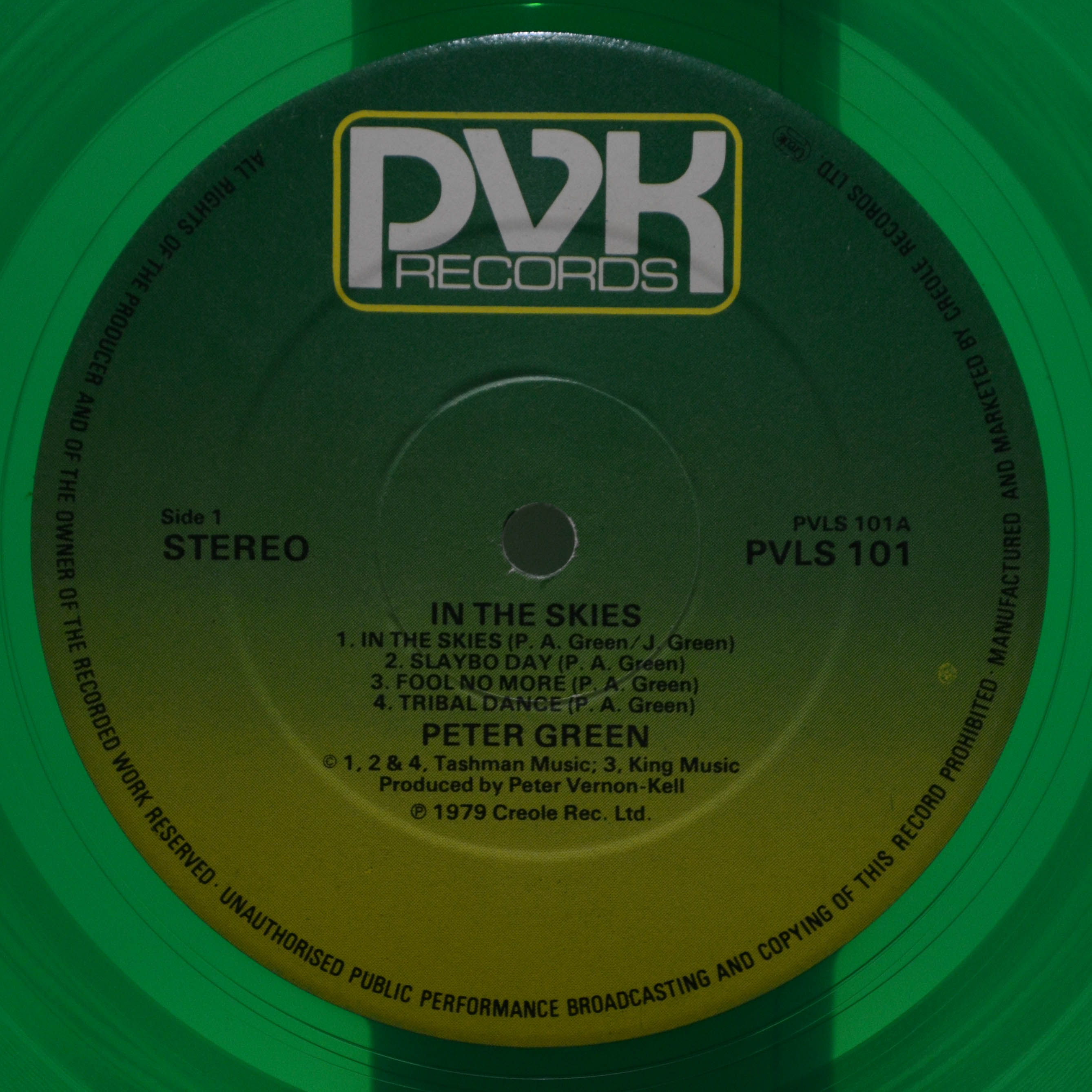 Peter Green — In The Skies, 1979