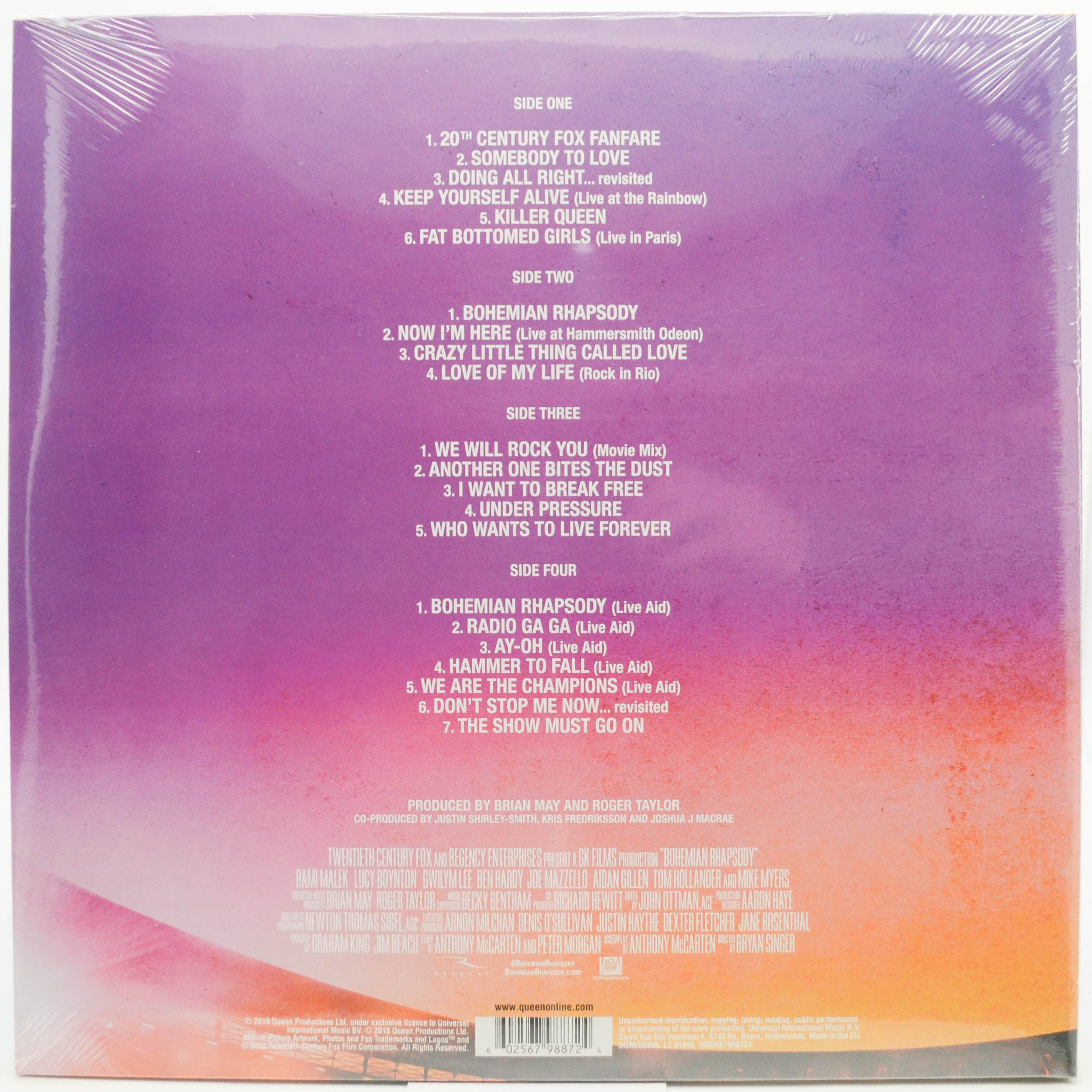 Queen — Bohemian Rhapsody (The Original Soundtrack) (2LP), 2019