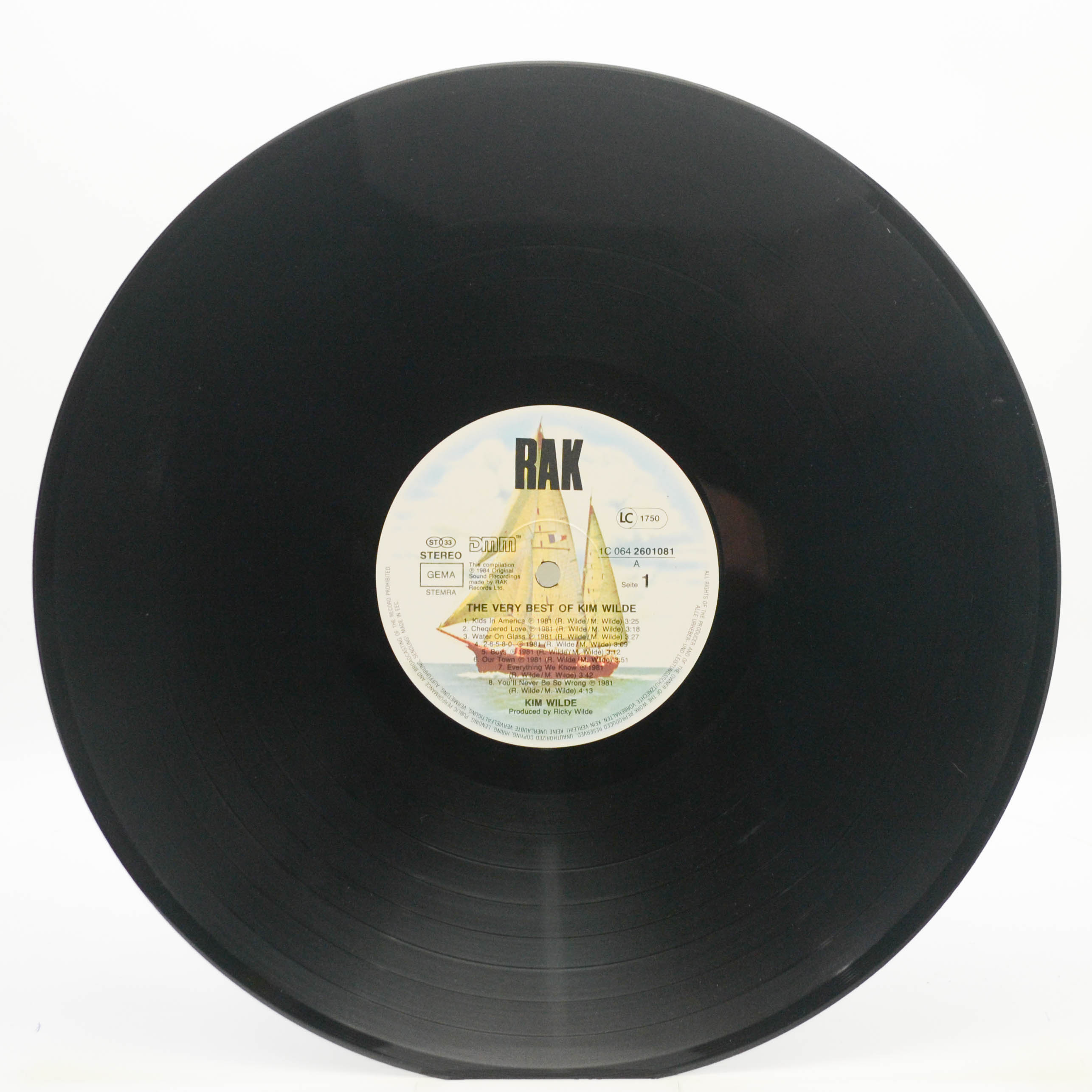 Виниловая пластинка Kim Wilde — The Very Best Of Kim Wilde, 1984