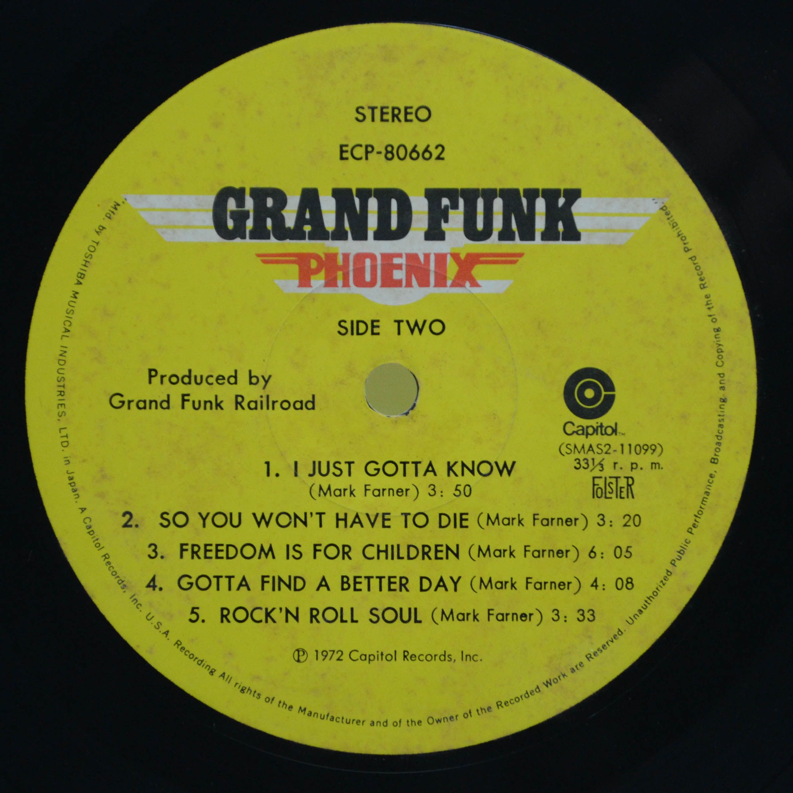 Grand Funk — Phoenix, 1972