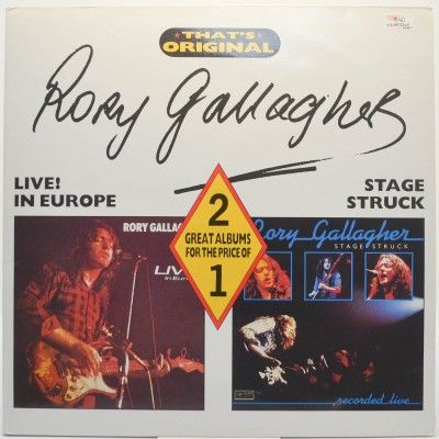 Live! In Europe / Stage Struck (Recorded Live) (2LP, UK), 1989