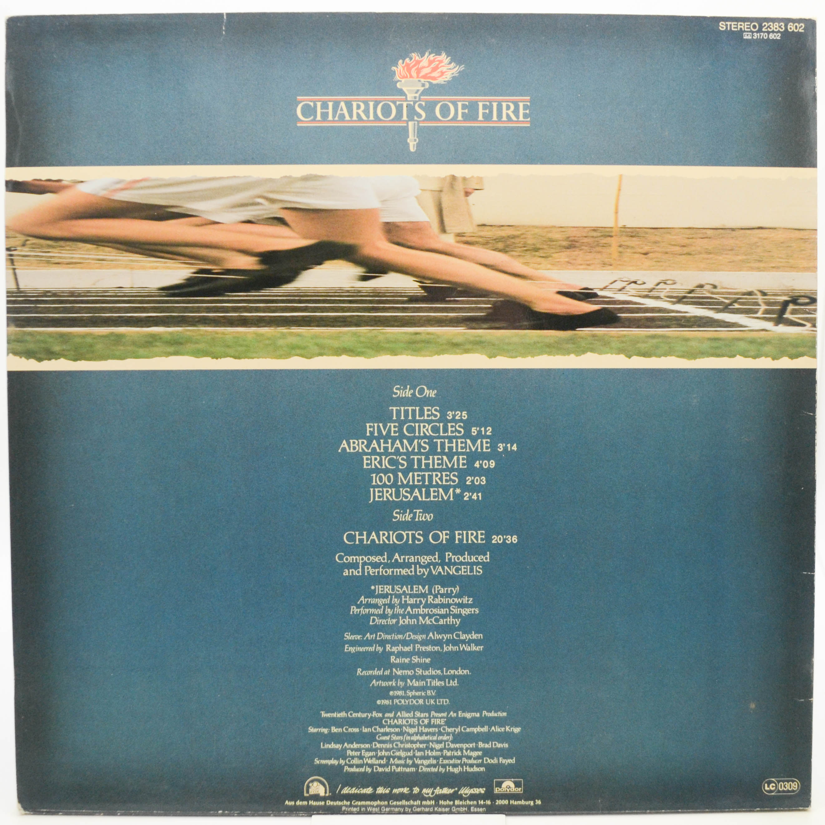 Vangelis — Chariots Of Fire, 1981