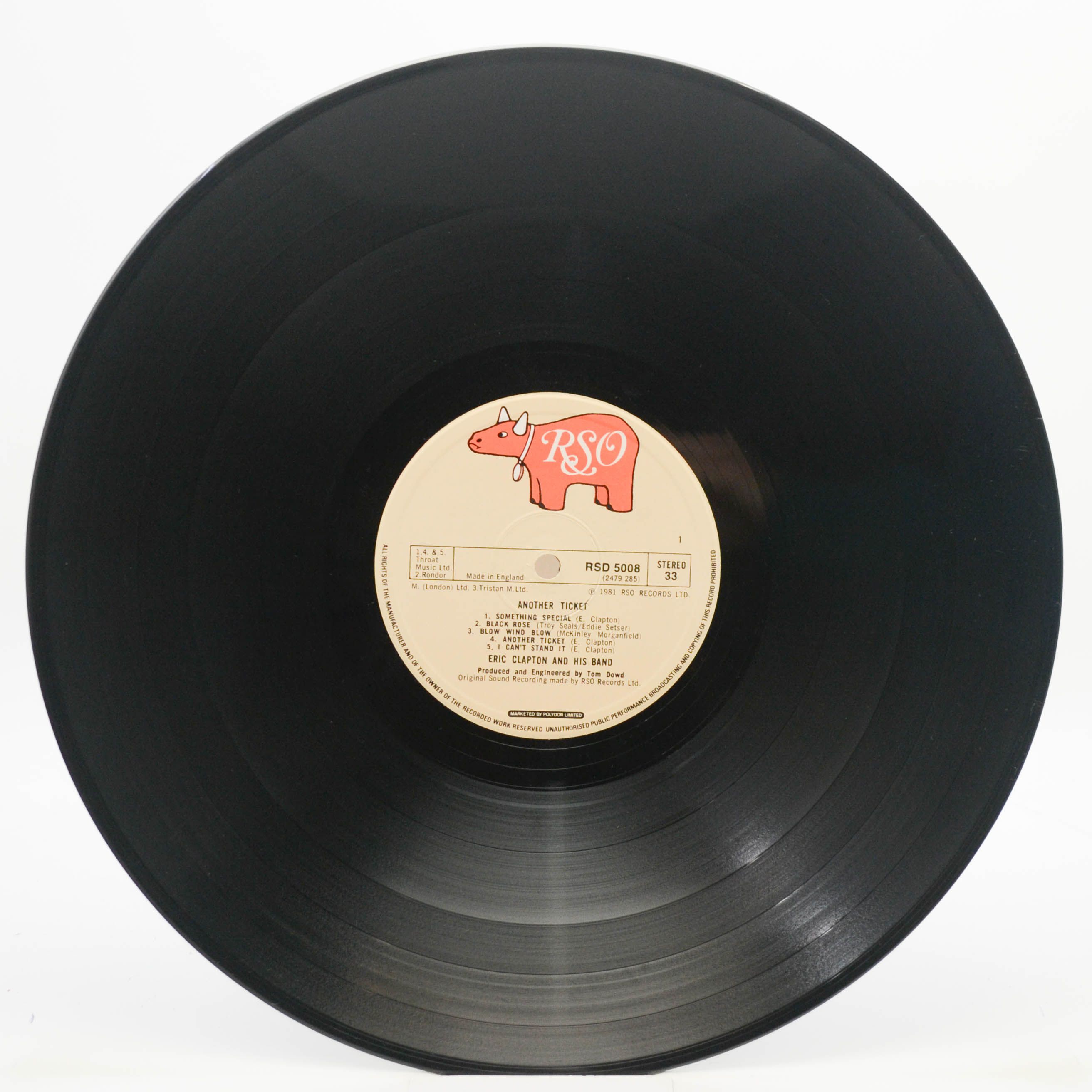 Eric Clapton — Another Ticket (1-st, UK), 1981