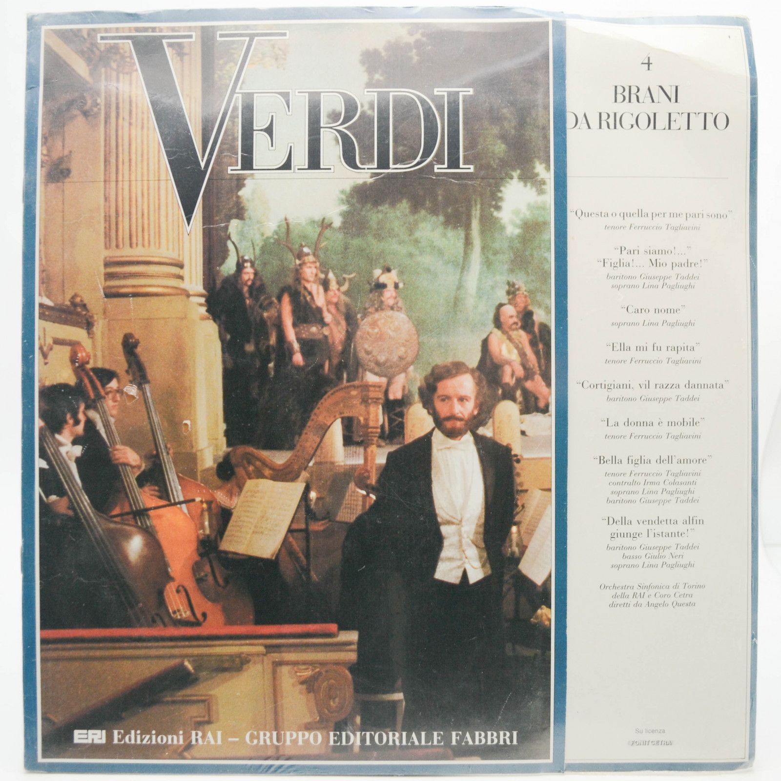 Verdi — Brani Da Rigoletto (Italy, booklet), 1982