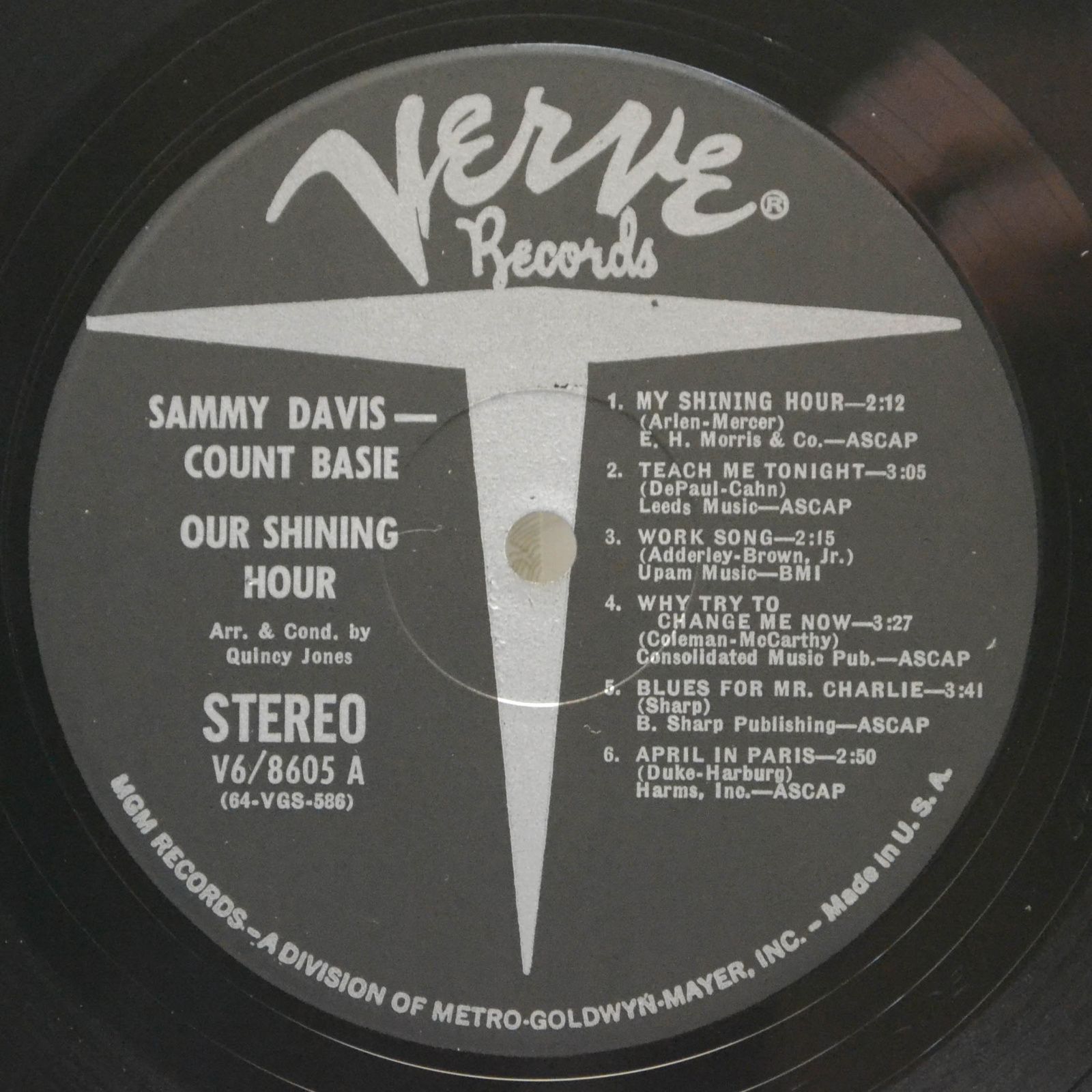 Sammy Davis, Count Basie — Our Shining Hour, 1969