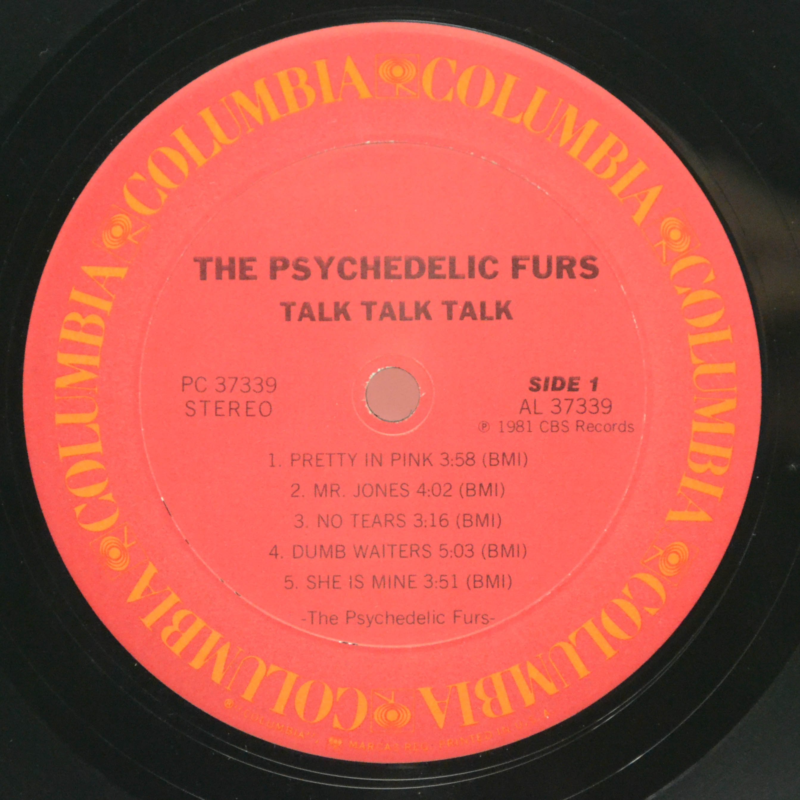 Виниловая пластинка Psychedelic Furs — Talk Talk Talk (USA), 1981