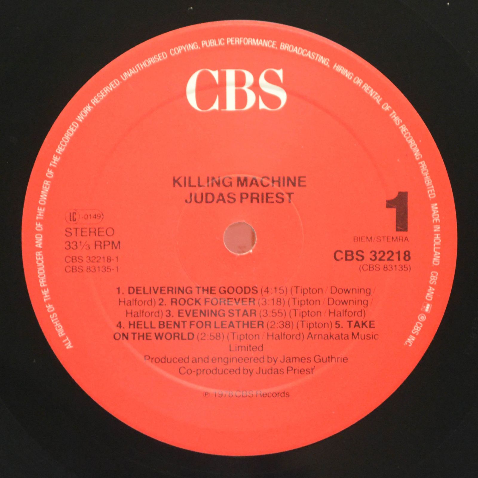 Judas Priest — Killing Machine, 1978