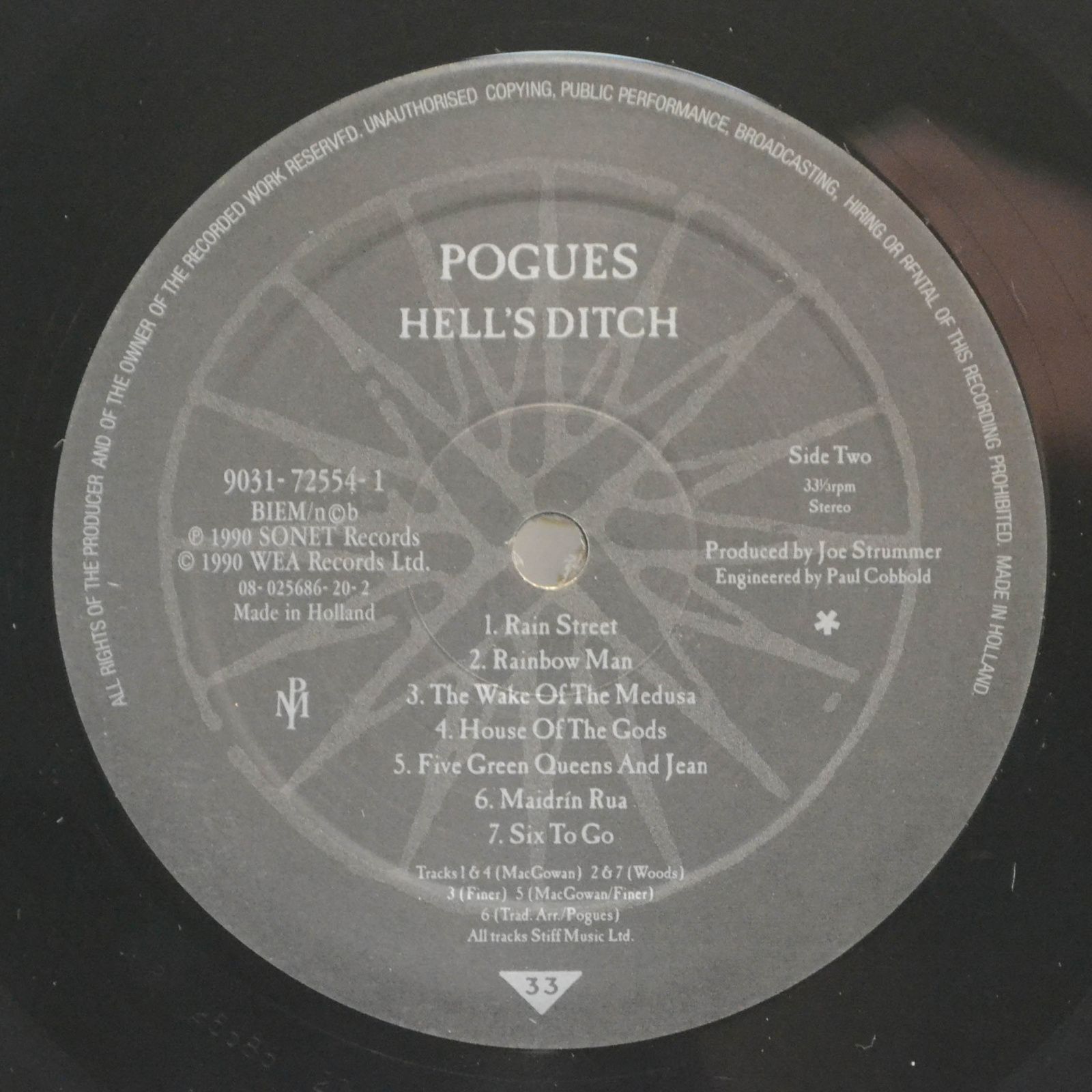 Pogues — Hell's Ditch, 1990