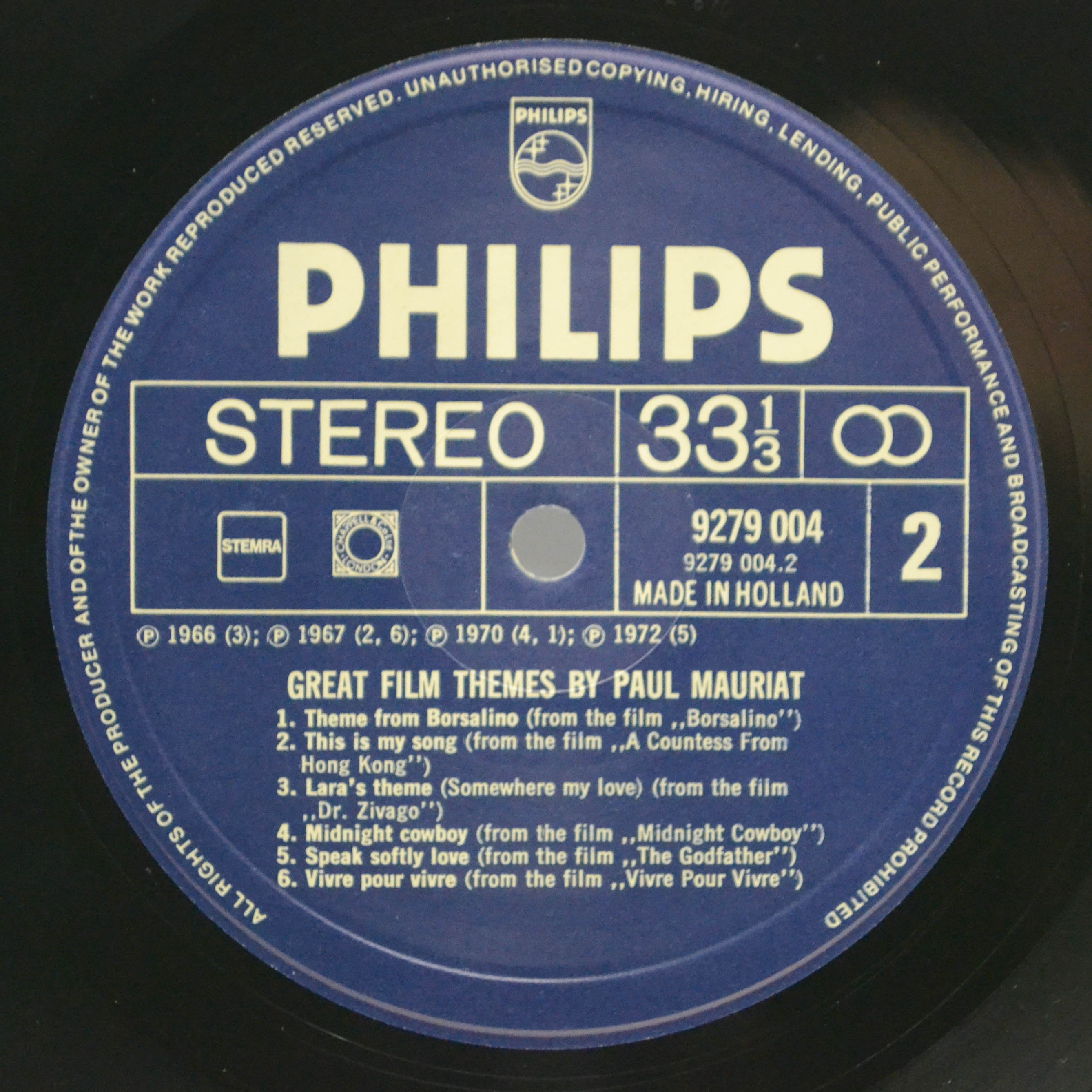 Paul Mauriat — Great Film Themes, 1977