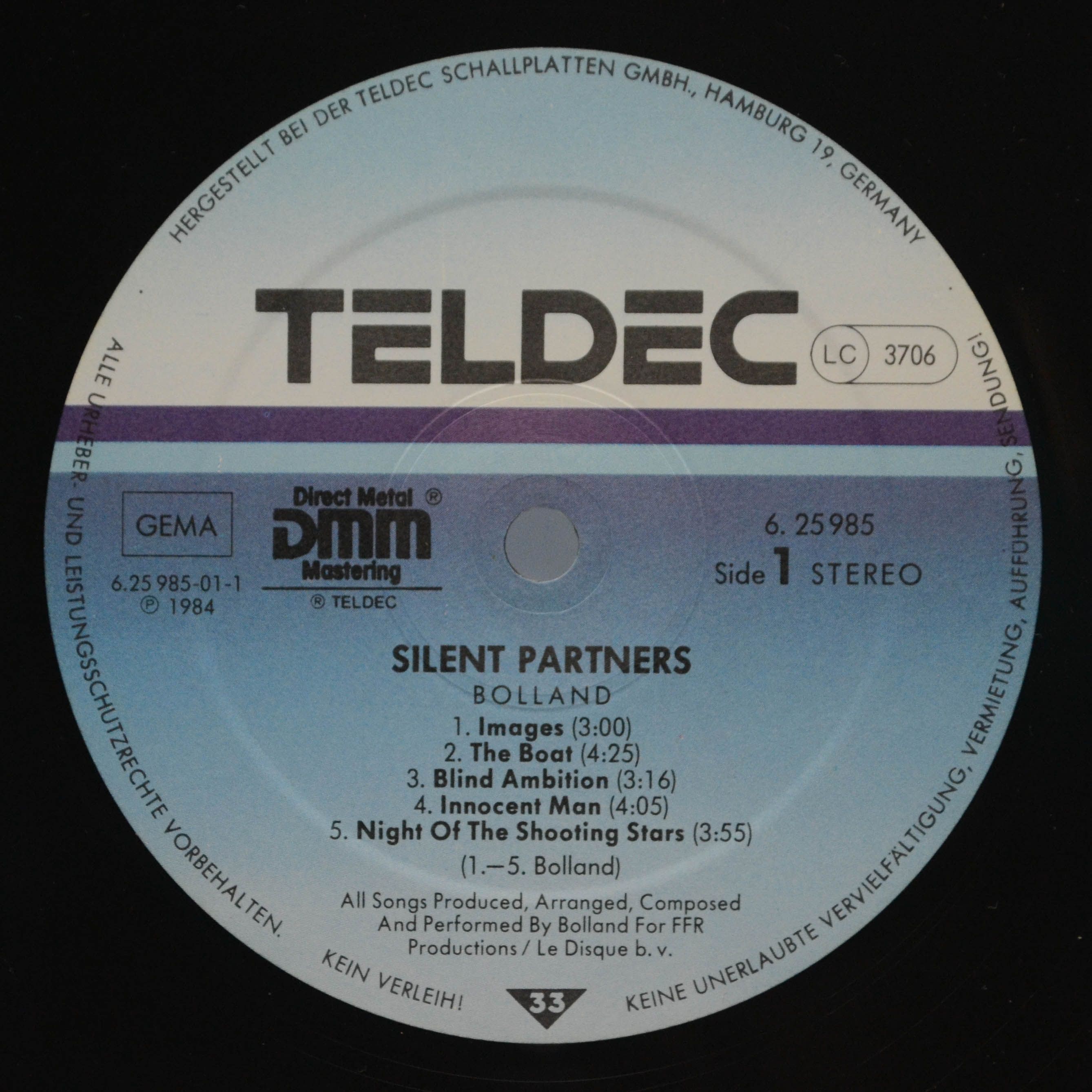 Bolland — Silent Partners, 1984