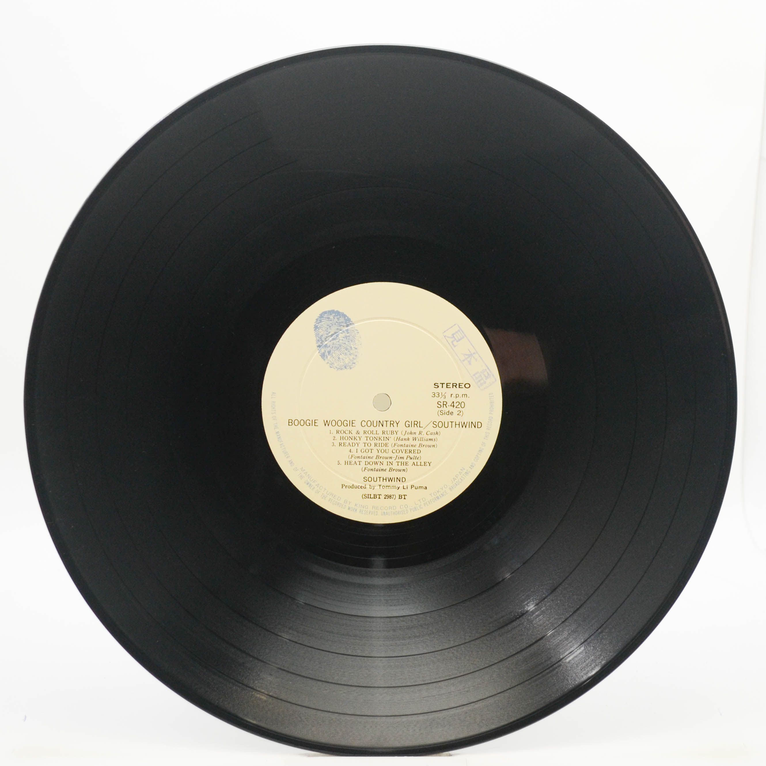 Виниловая пластинка Southwind — Boogie Woogie Country Girl, 1970