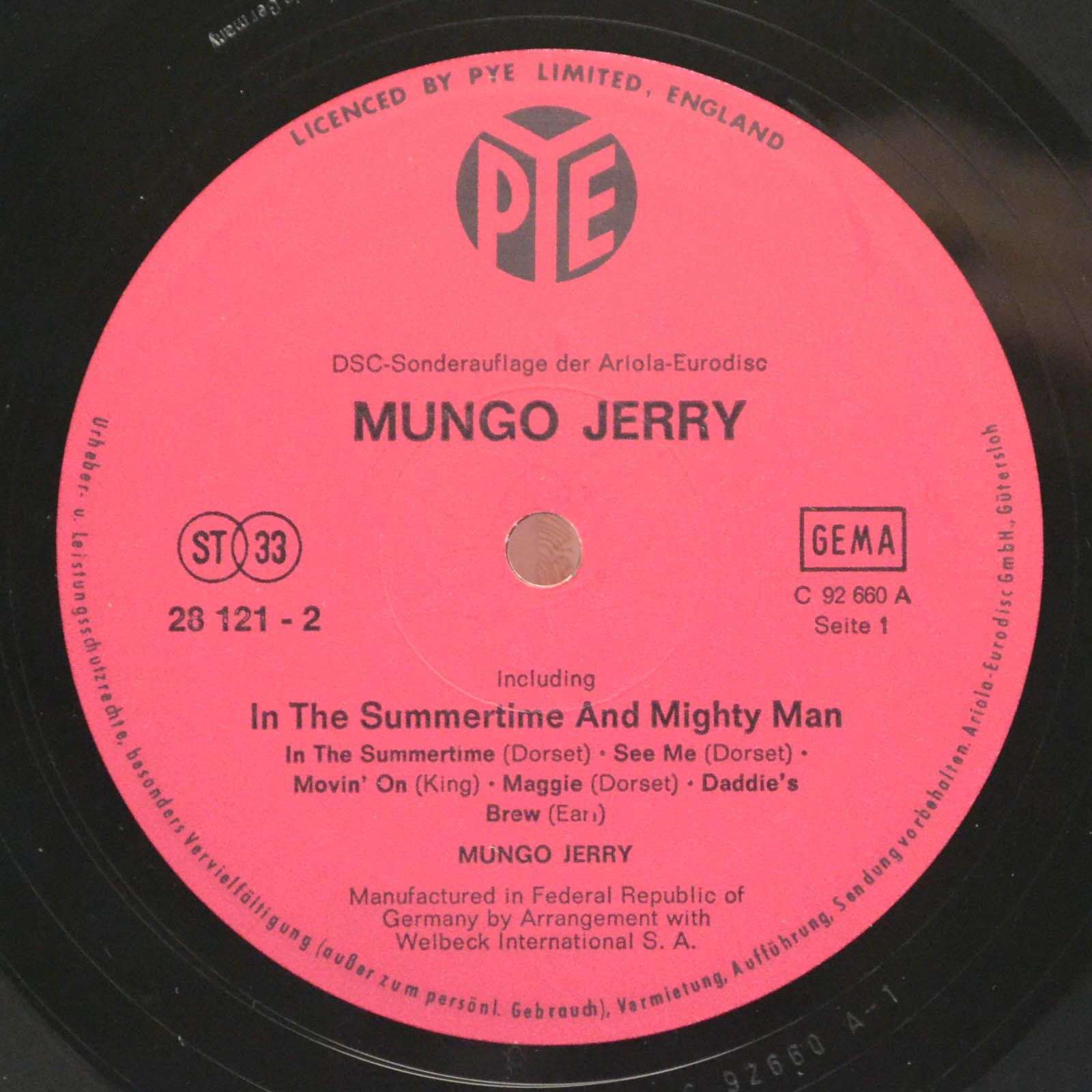 Mungo Jerry — In The Summertime, 1970
