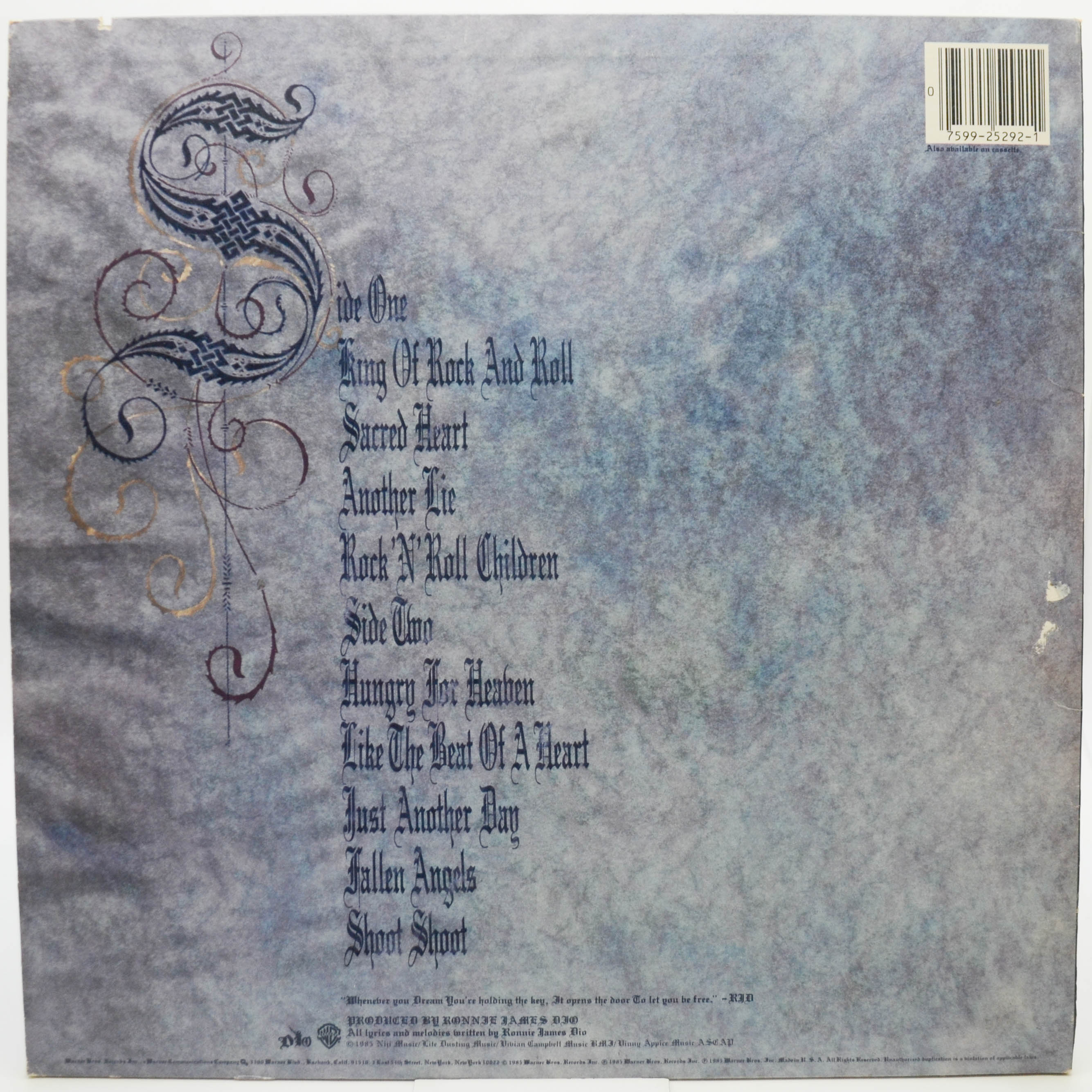 Dio — Sacred Heart (USA), 1985