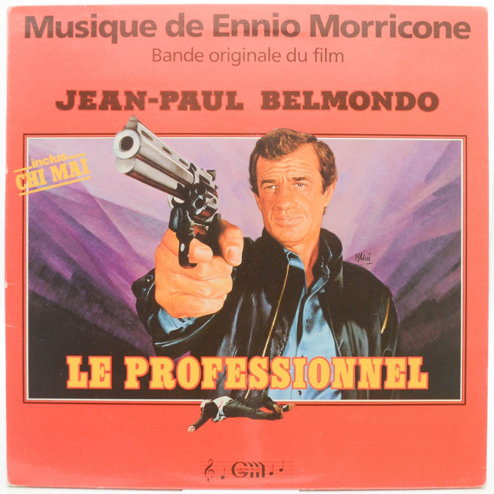 Ennio Morricone — Le Professionnel (Bande Originale Du Film) (1-st, France), 1981