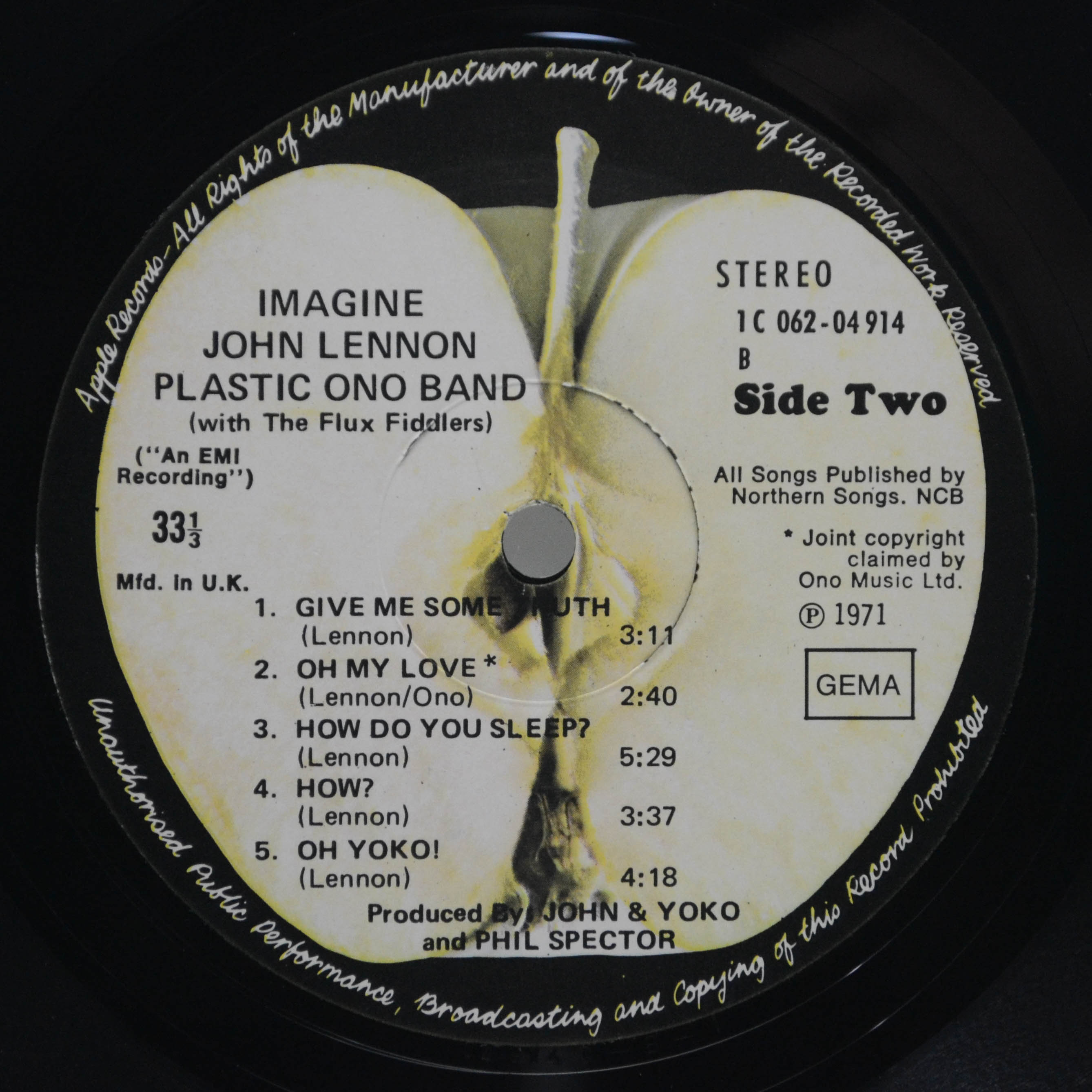 John Lennon — Imagine (poster), 1971