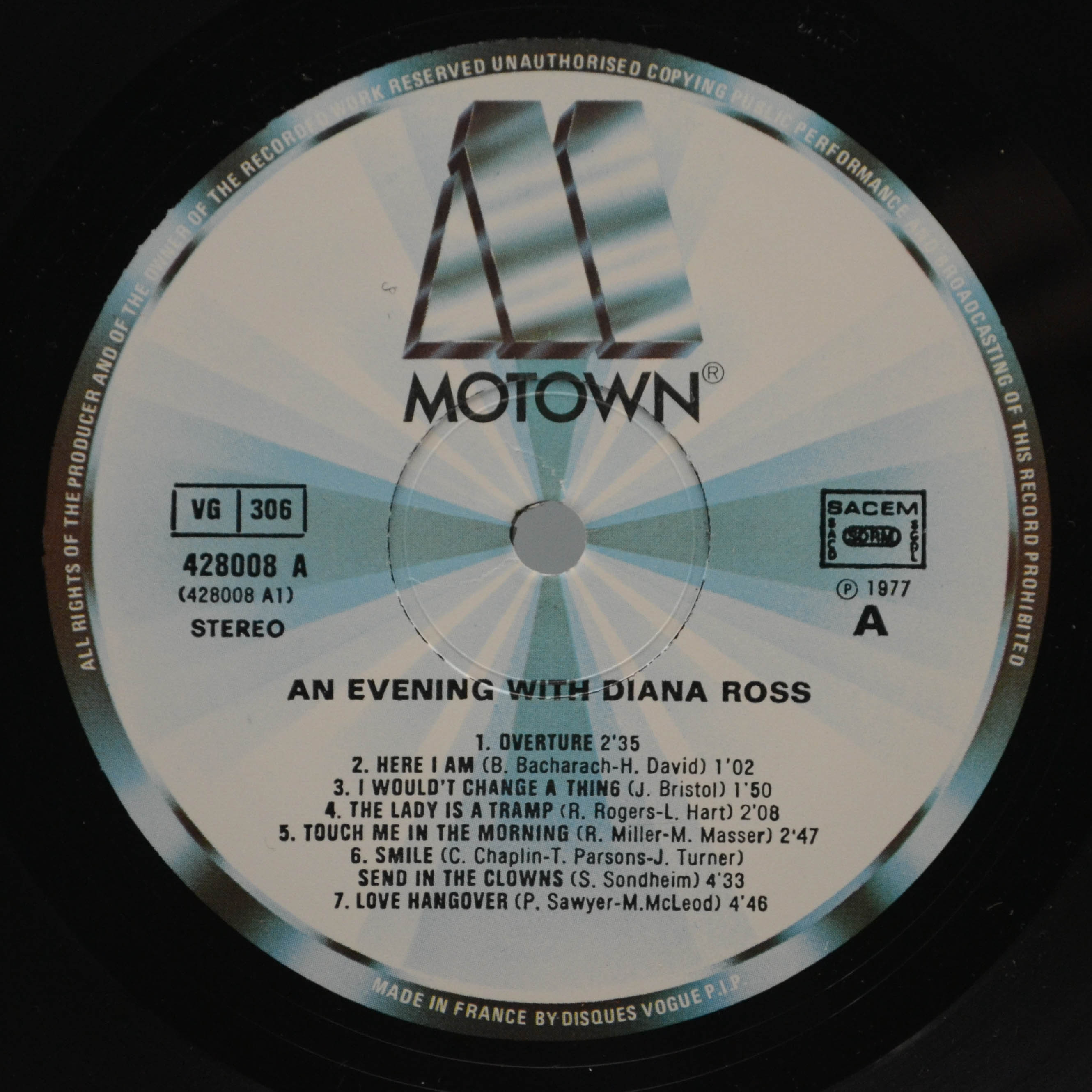 Diana Ross - An Evening With Diana Ross (2LP), 3780 ₽ Франция и