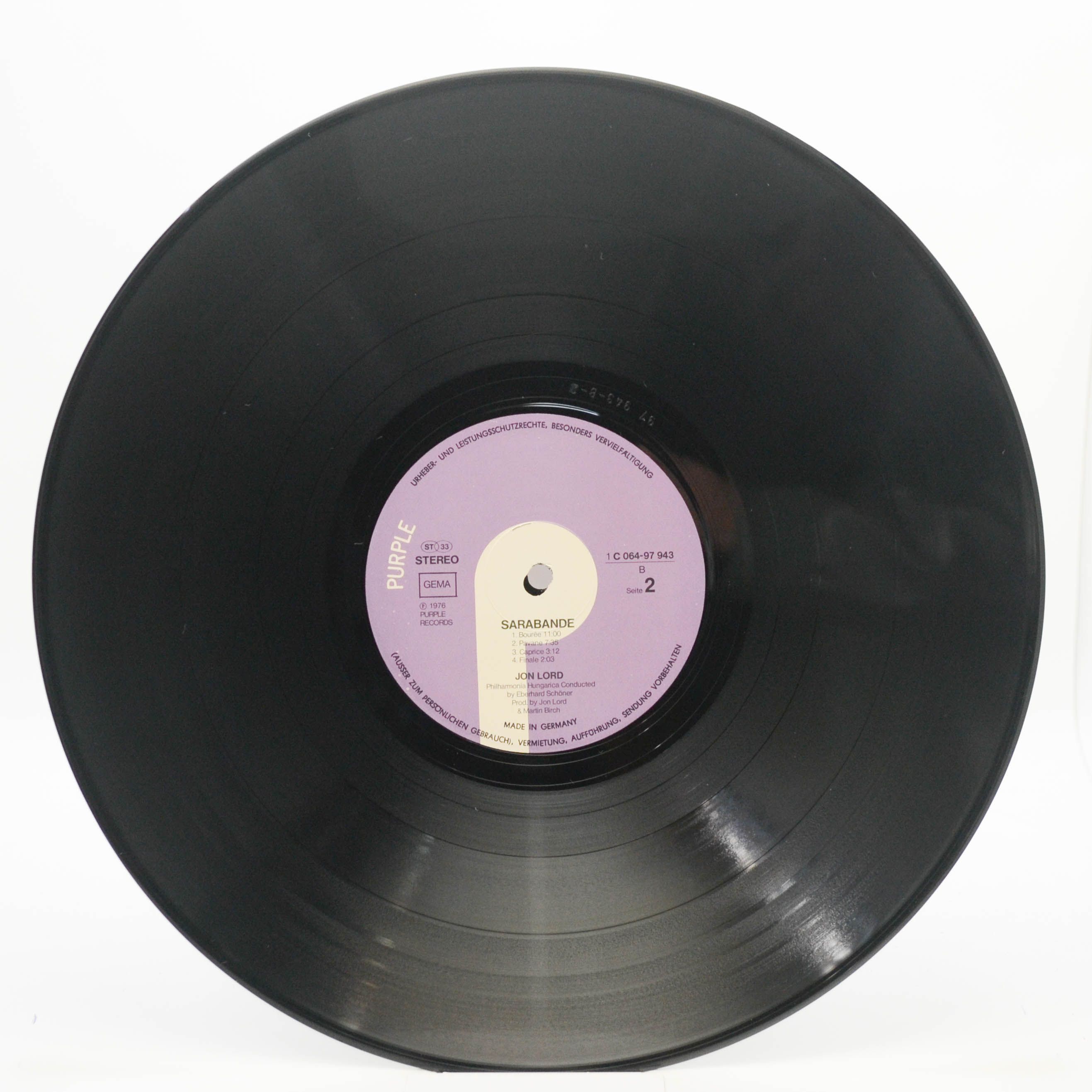 Jon Lord — Sarabande, 1976