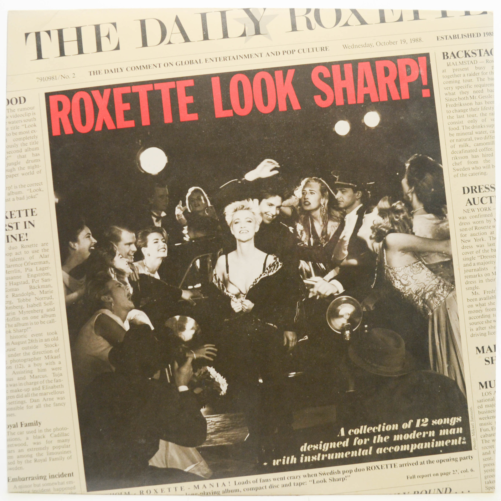 Roxette — Look Sharp!, 1988