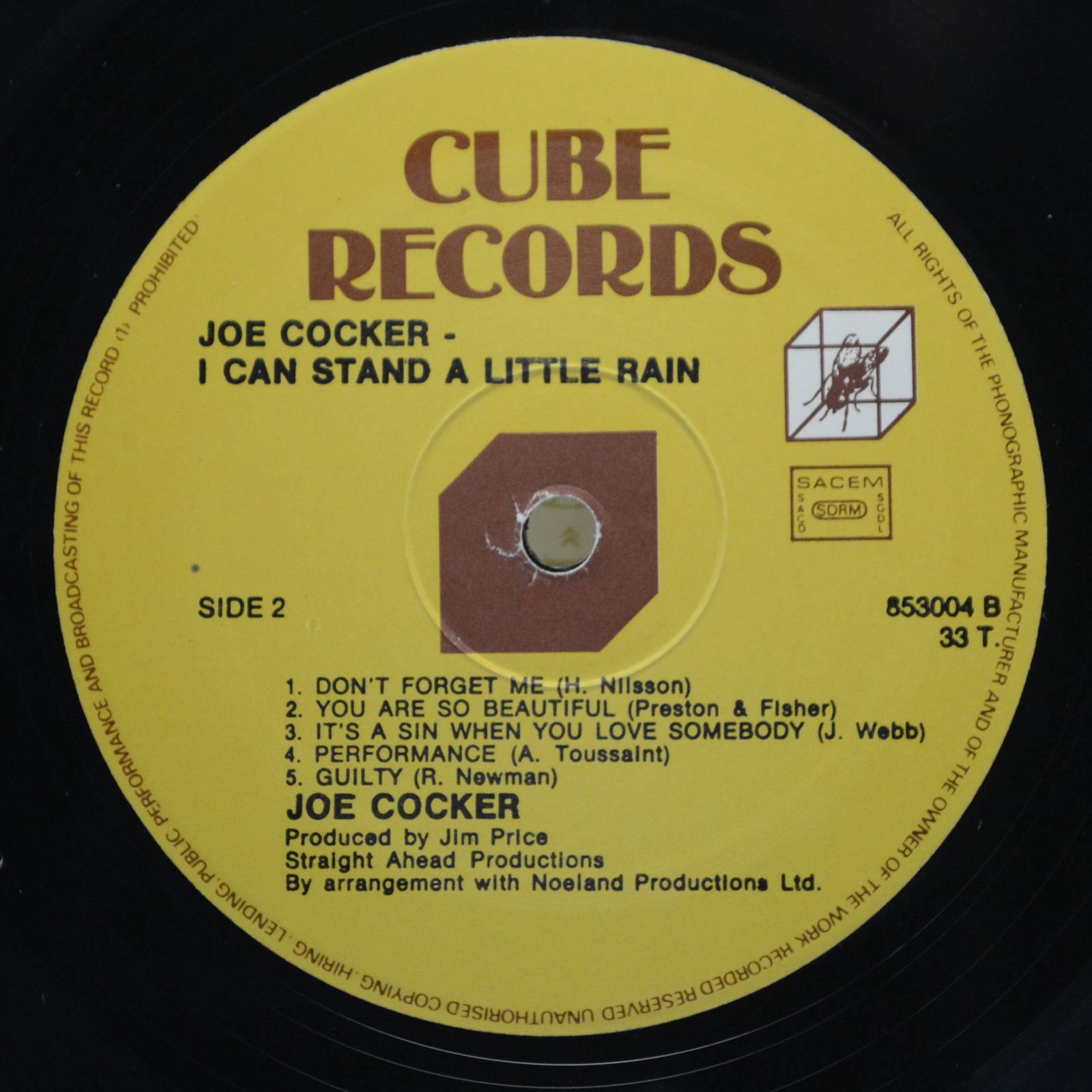 Joe Cocker — I Can Stand A Little Rain, 1974