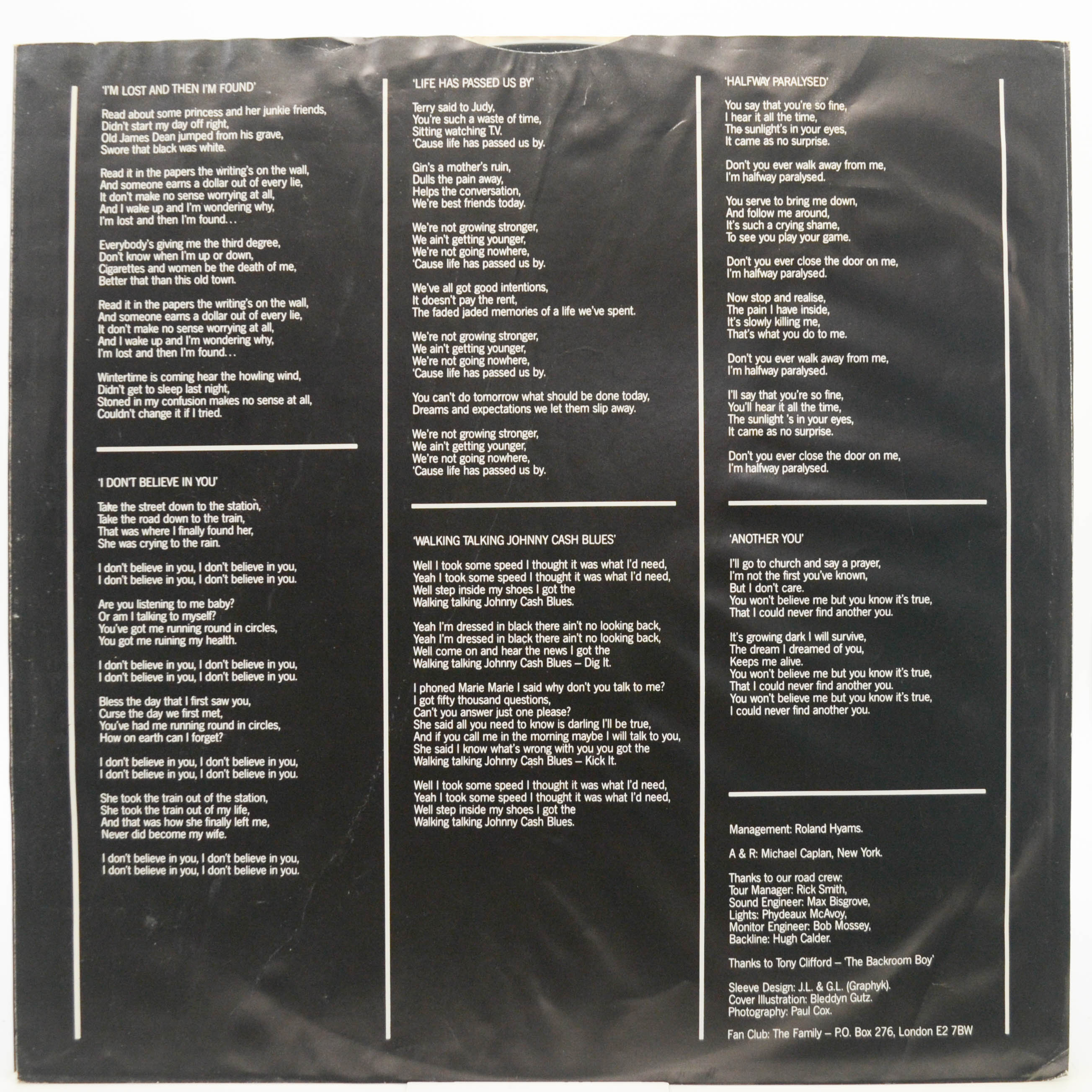 Godfathers — More Songs About Love & Hate, 1989