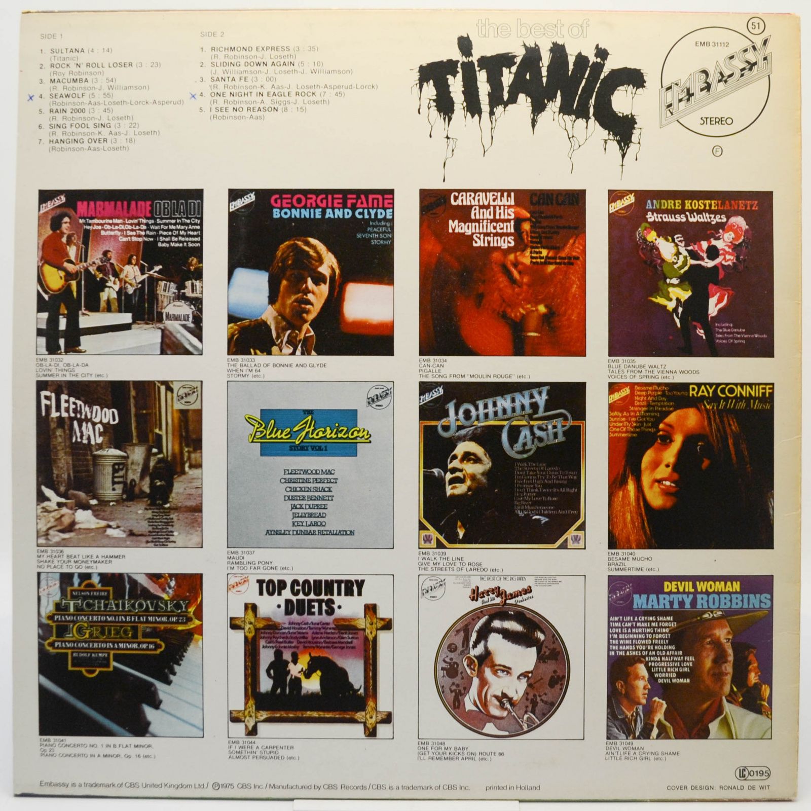 Titanic — The Best Of Titanic, 1975