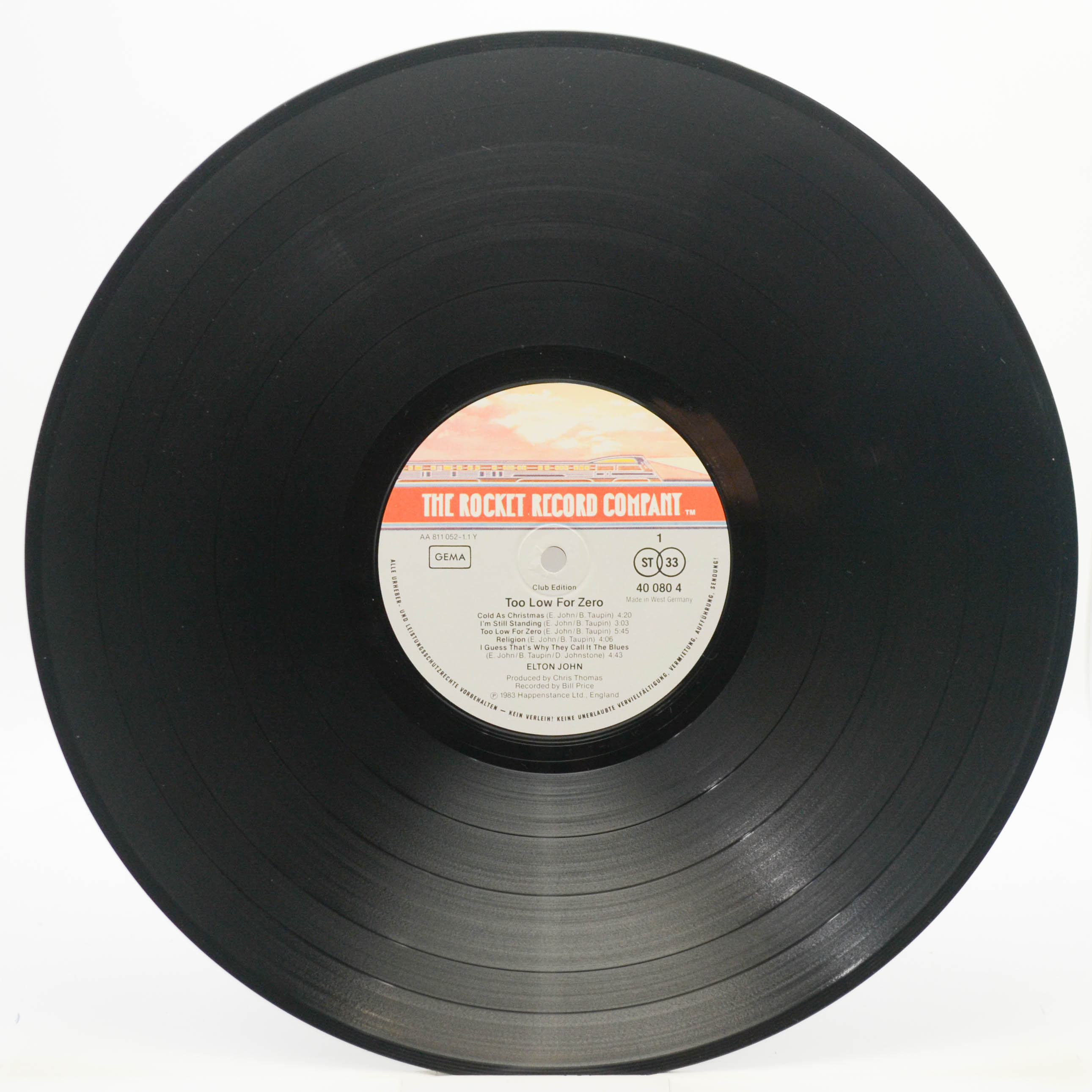 Elton John — Too Low For Zero, 1983
