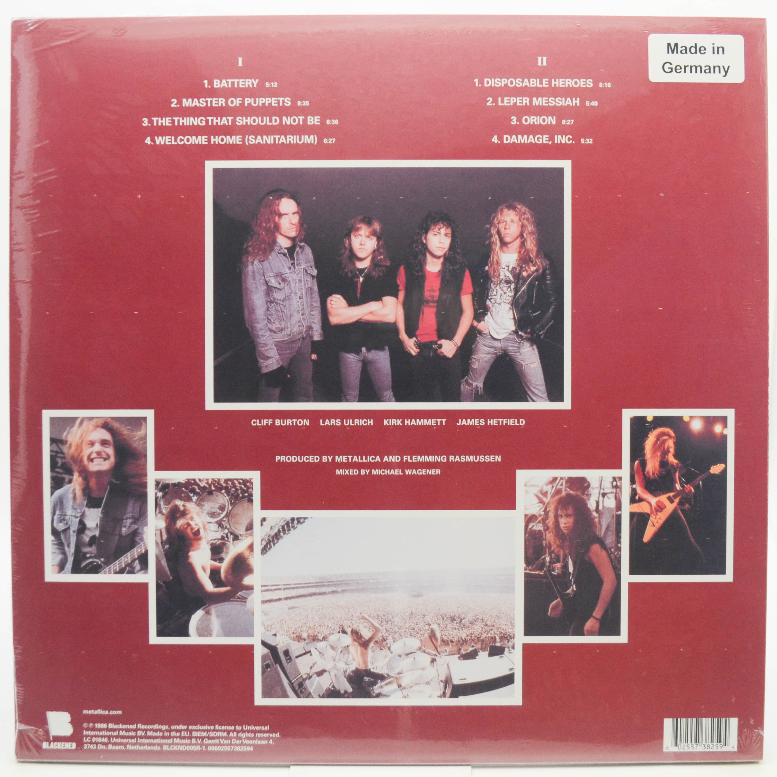 Metallica — Master Of Puppets, 1986