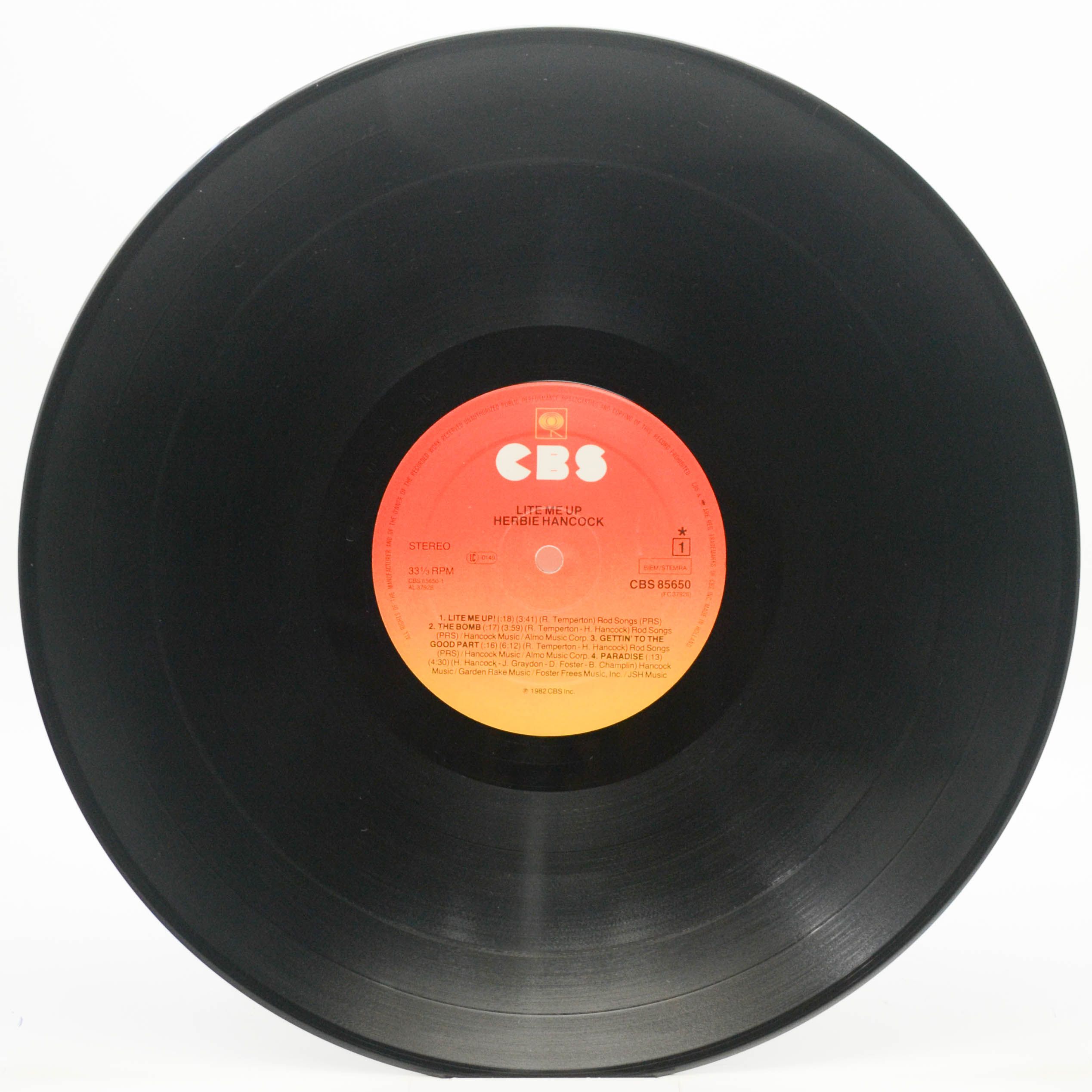 Herbie Hancock — Lite Me Up, 1982