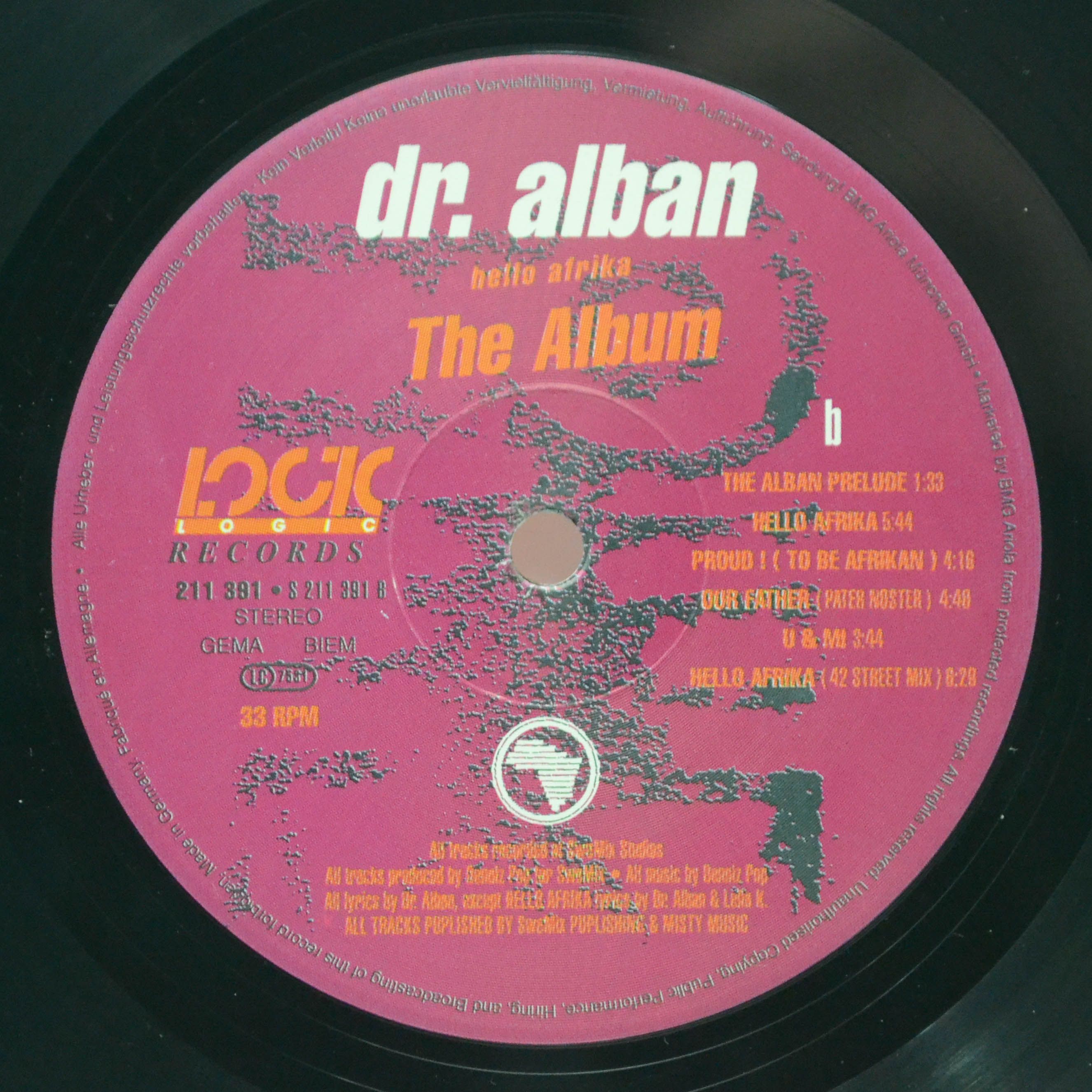 Dr. Alban — Hello Afrika (The Album), 1991
